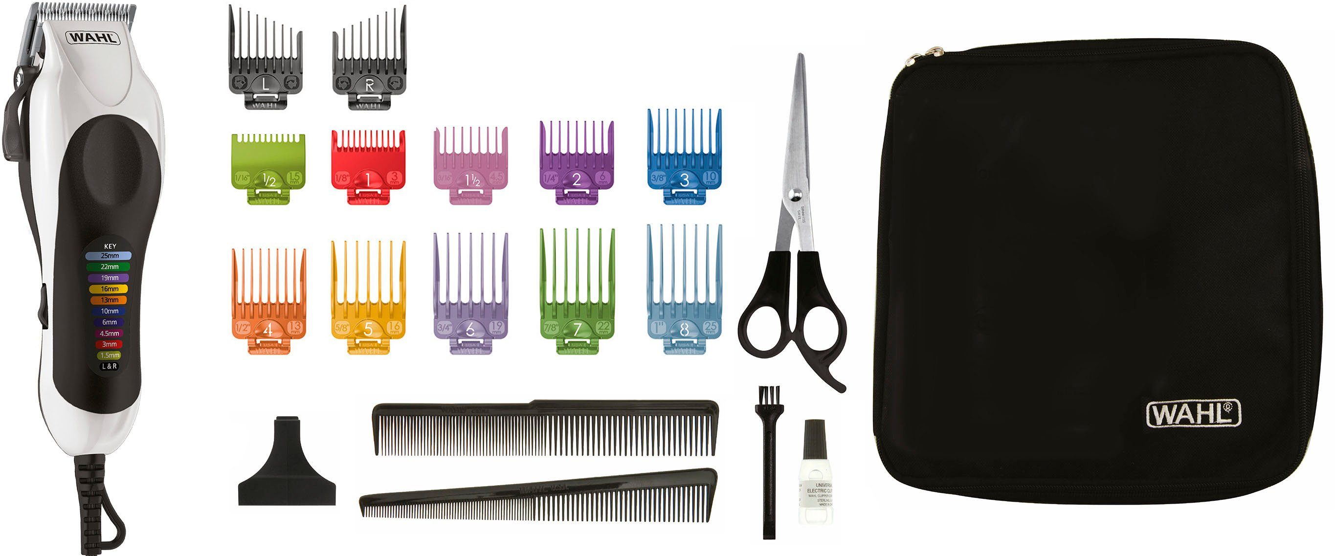 Wahl Haarschneider Color Plus 20104.0460, Netz-Haarschneiderset Pro