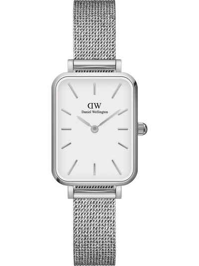 Daniel Wellington Mechanische Uhr Quadro Pressed Sterling S White, (1-tlg)