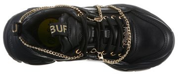 Buffalo Sneaker mit angesagter Zierkette, Freizeitschuh, Halbschuh, Schnürschuh