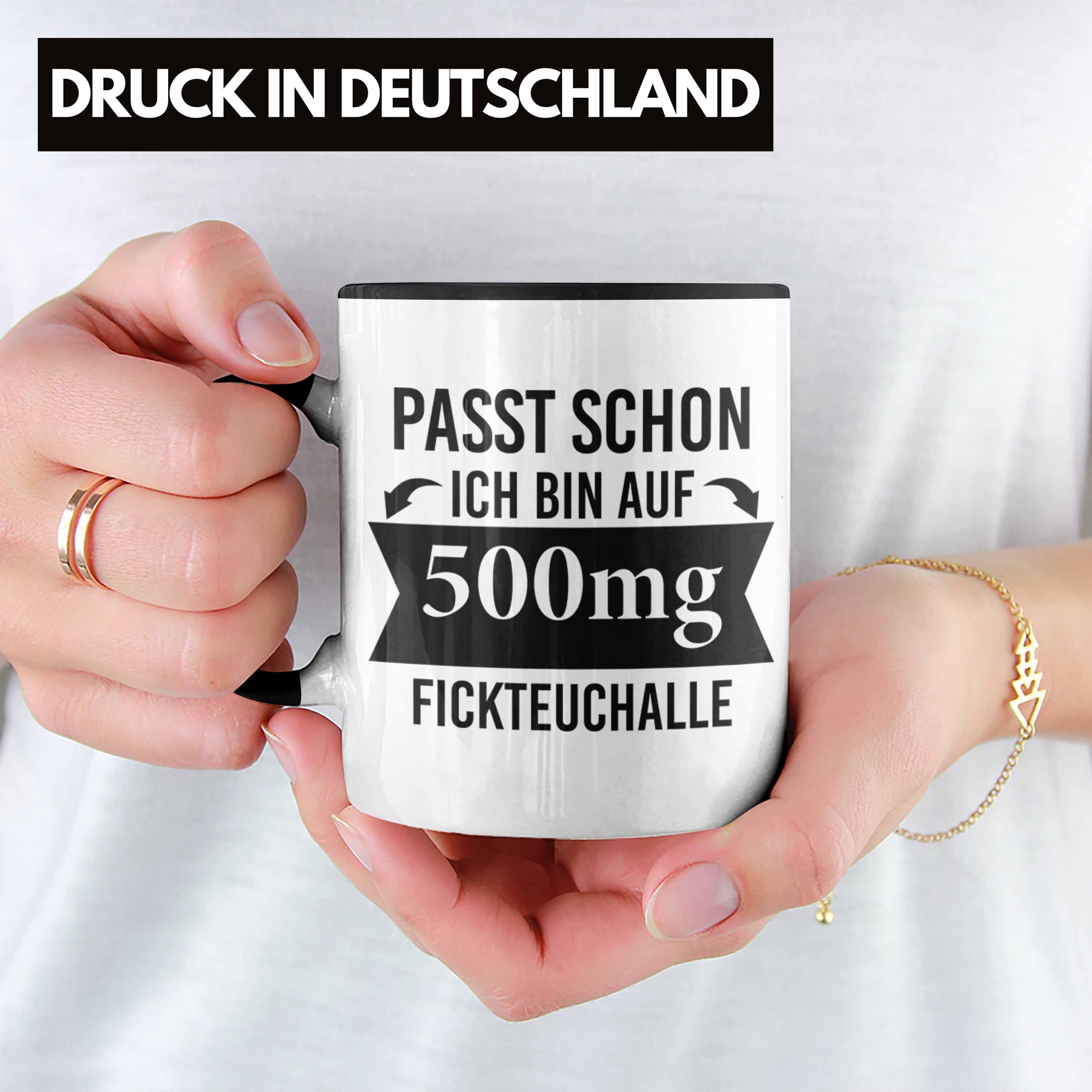 Trendation Tasse Trendation Kollege Schwarz Tasse Lustiger Arbeitskollege Geschenkidee Spruch - Kaffetasse Büro Sprüche Kollegin Geschenk