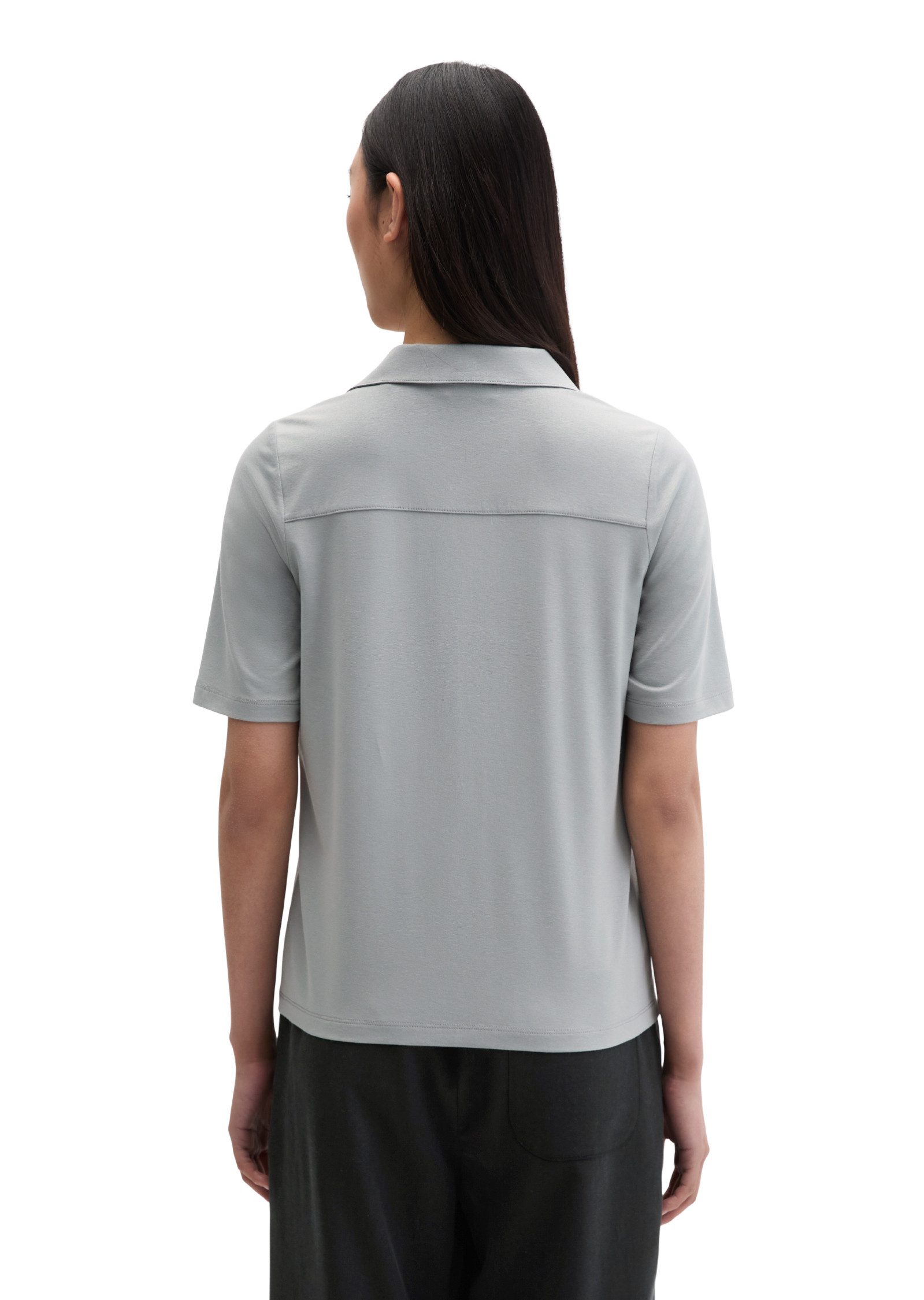 Marc O'Polo Kurzarmshirt aus LENZING™ ECOVERO™ – Bild 3 von 5