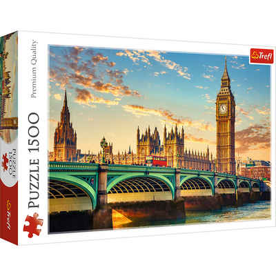 Trefl Puzzle Trefl 26202 London, United Kingdom Puzzle, 1500 Puzzleteile, Made in Europe
