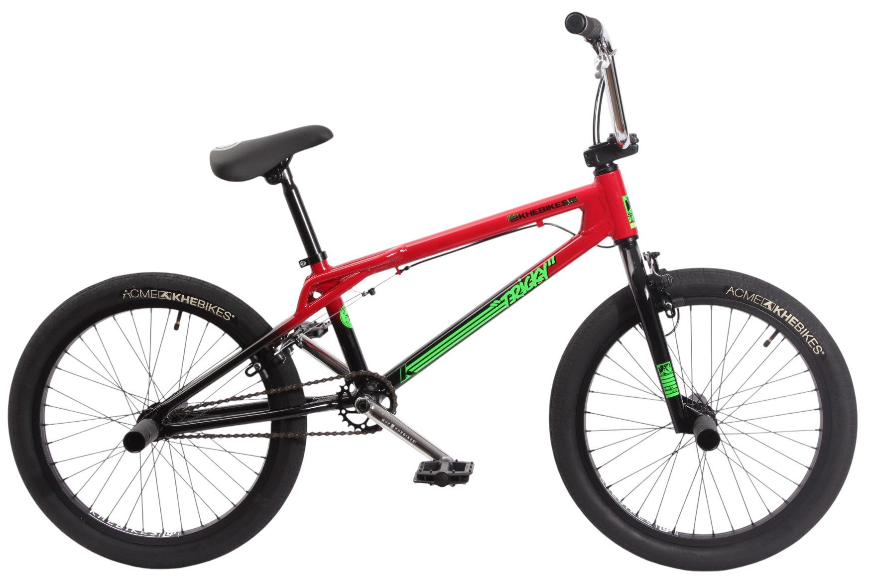 KHEbikes BMX bike KHE TRICKY AL 20", 10.9 kg, aluminum frame, 360° rotor, U-brakes, 1 gear