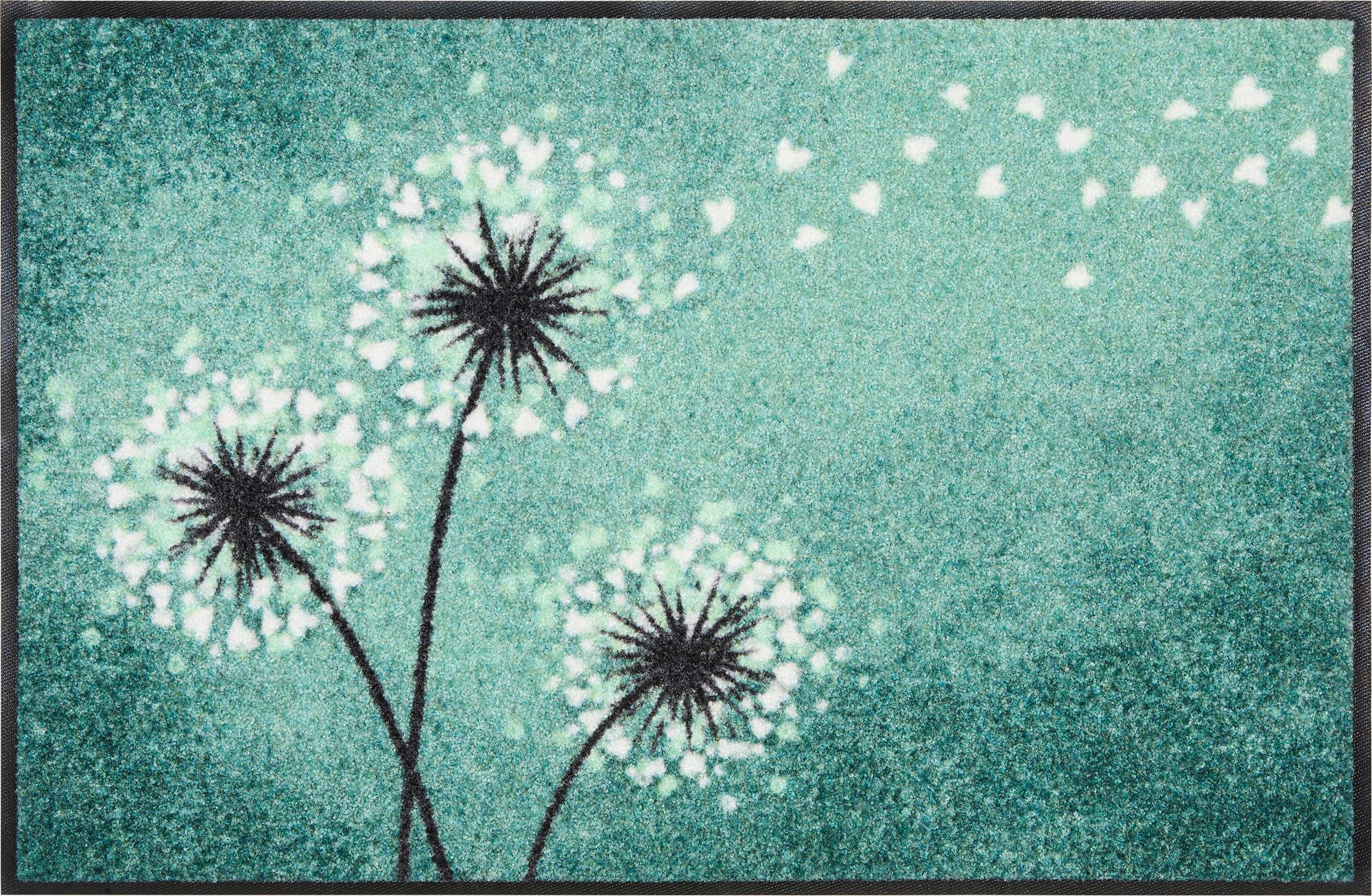 Erwin Müller Fußmatte Fußmatte "Pusteblume", eckig, Höhe: 7 mm, gemustert