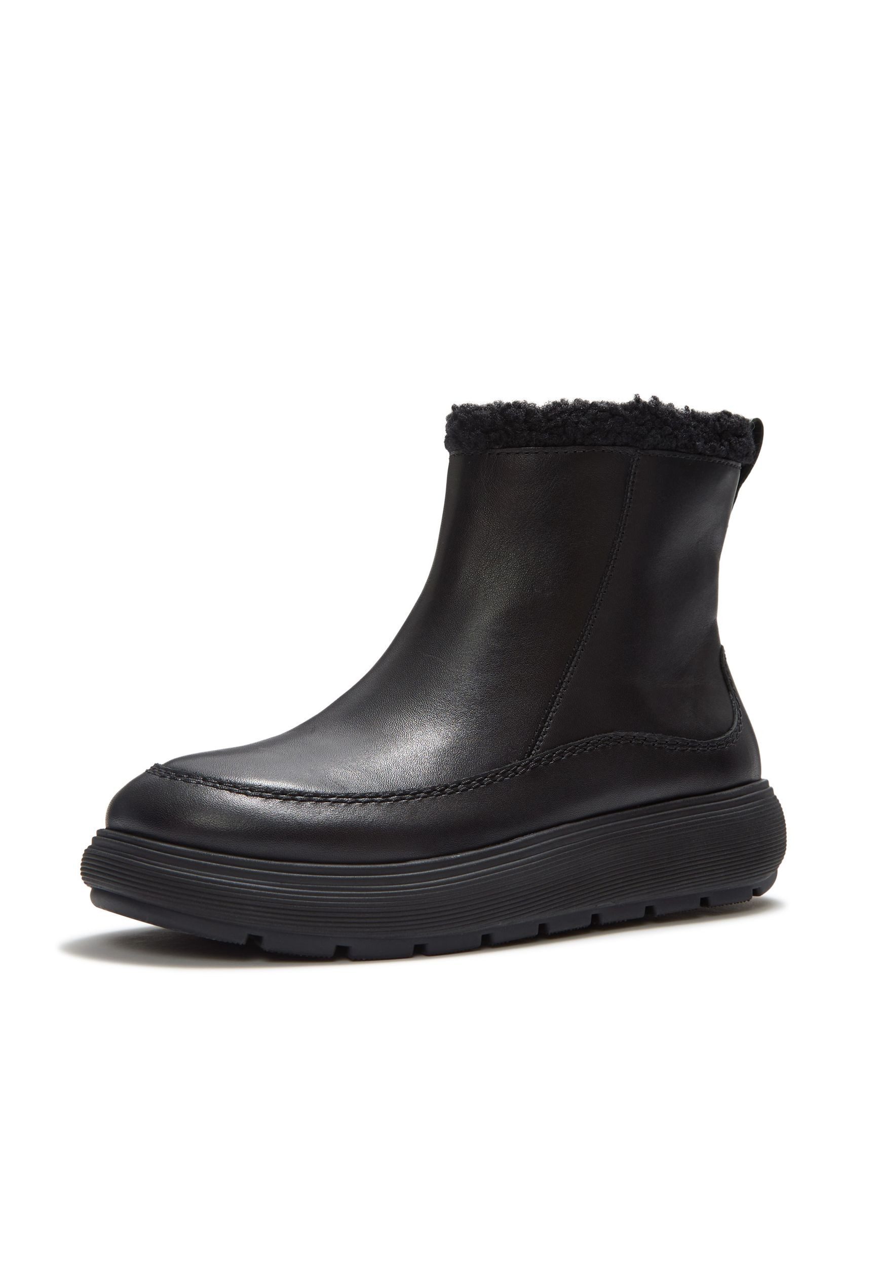 Fitflop IQ-COMFF LEATHER BOOTS Stiefelette All Black