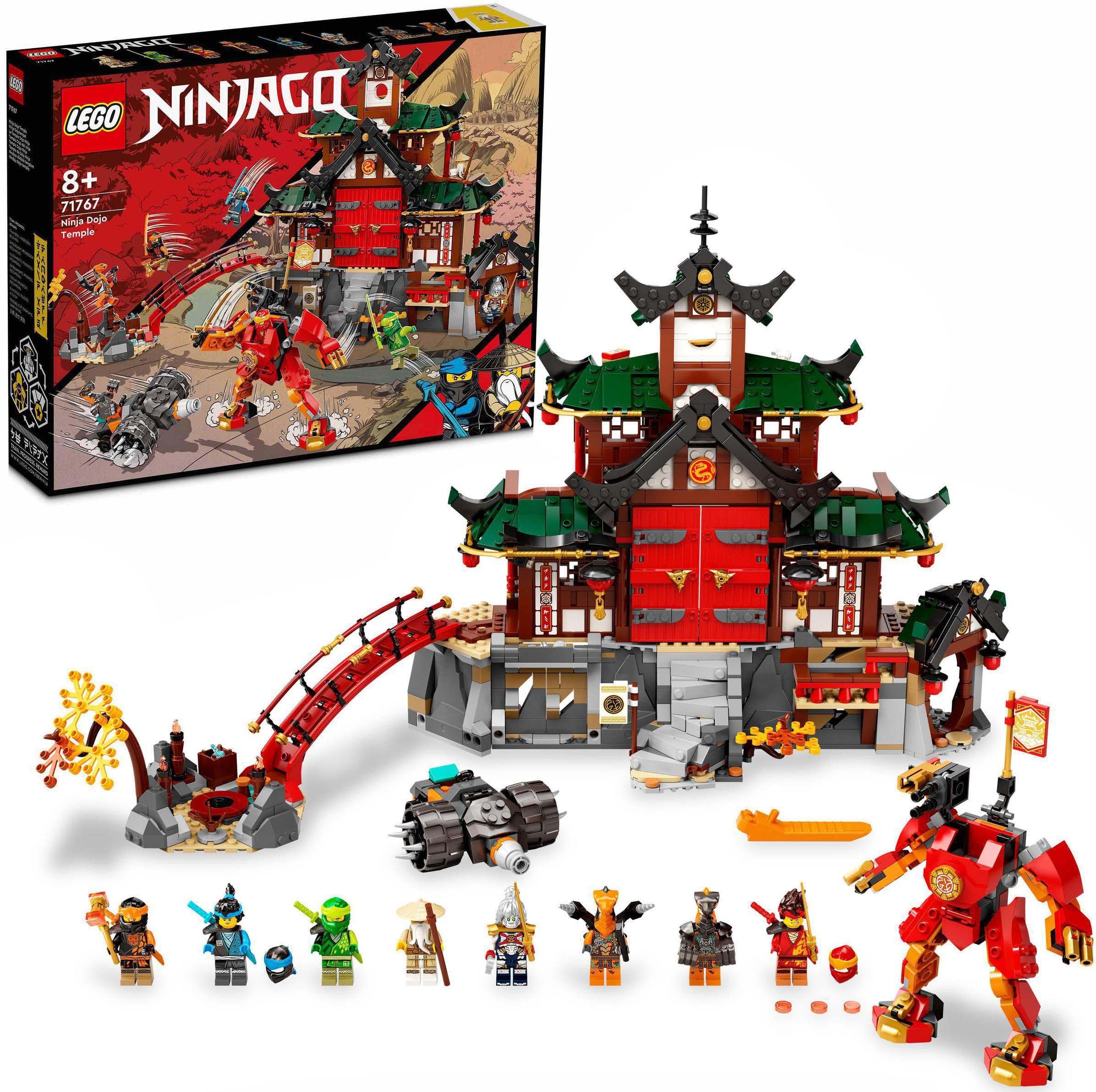 LEGO® Konstruktionsspielsteine Ninja-Dojotempel (71767), LEGO® NINJAGO®, (1394 St)