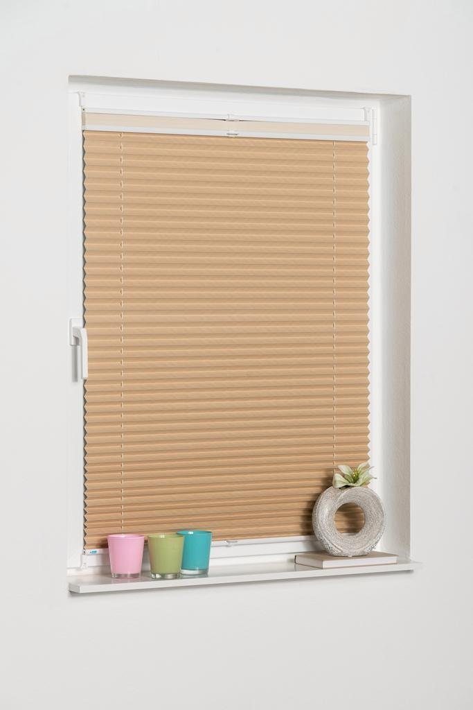 K-HOME Doppelplissee Prato, verdunkelnd, ohne Bohren, in Führungsschienen, günstig online kaufen