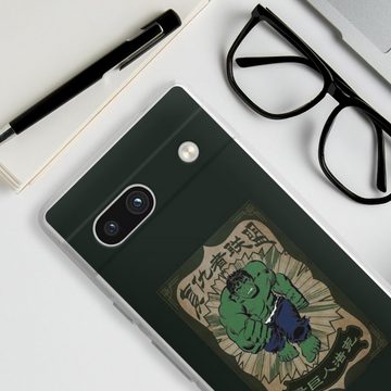 DeinDesign Handyhülle Marvel Hulk Offizielles Lizenzprodukt The Incredible Hulk, Google Pixel 7a Silikon Hülle Bumper Case Handy Schutzhülle