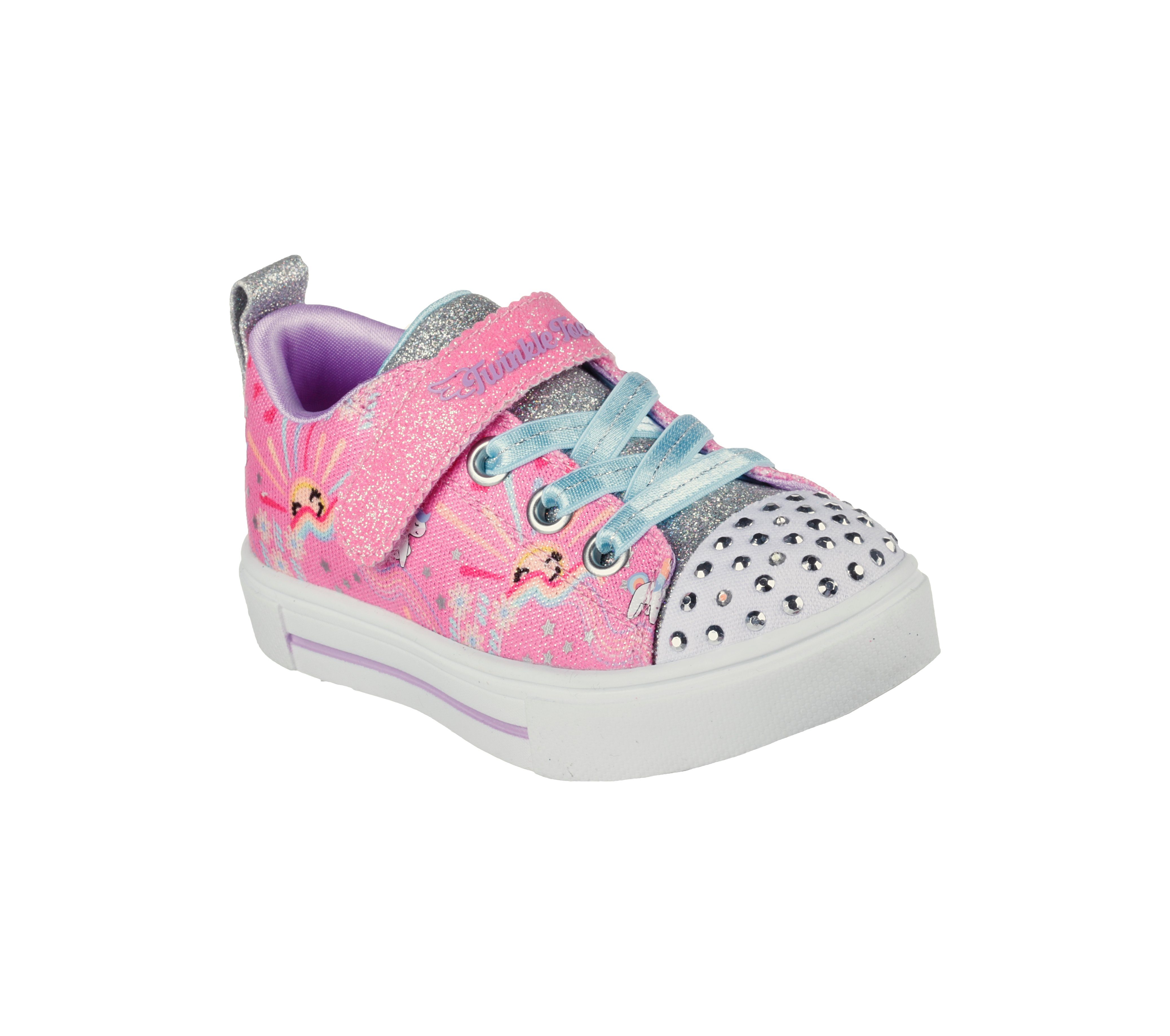 Skechers TWINKLE SPARKS UNICORN SUNSHINE Sneaker Gepolsterte Komfort-Innensohle