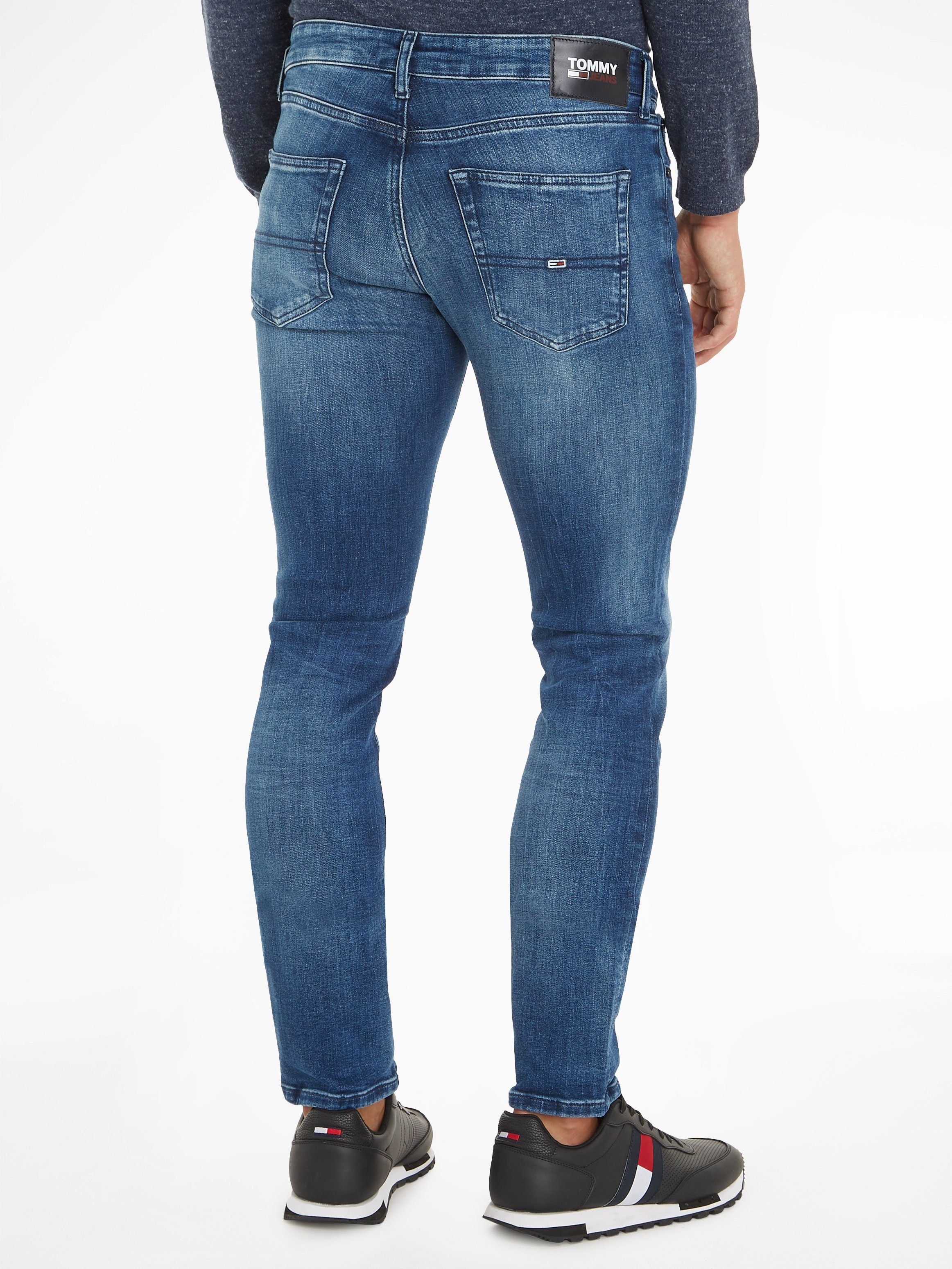 Slim-fit-Jeans Stretch SLIM Tommy SCANTON Blue Jacob Mid Jeans