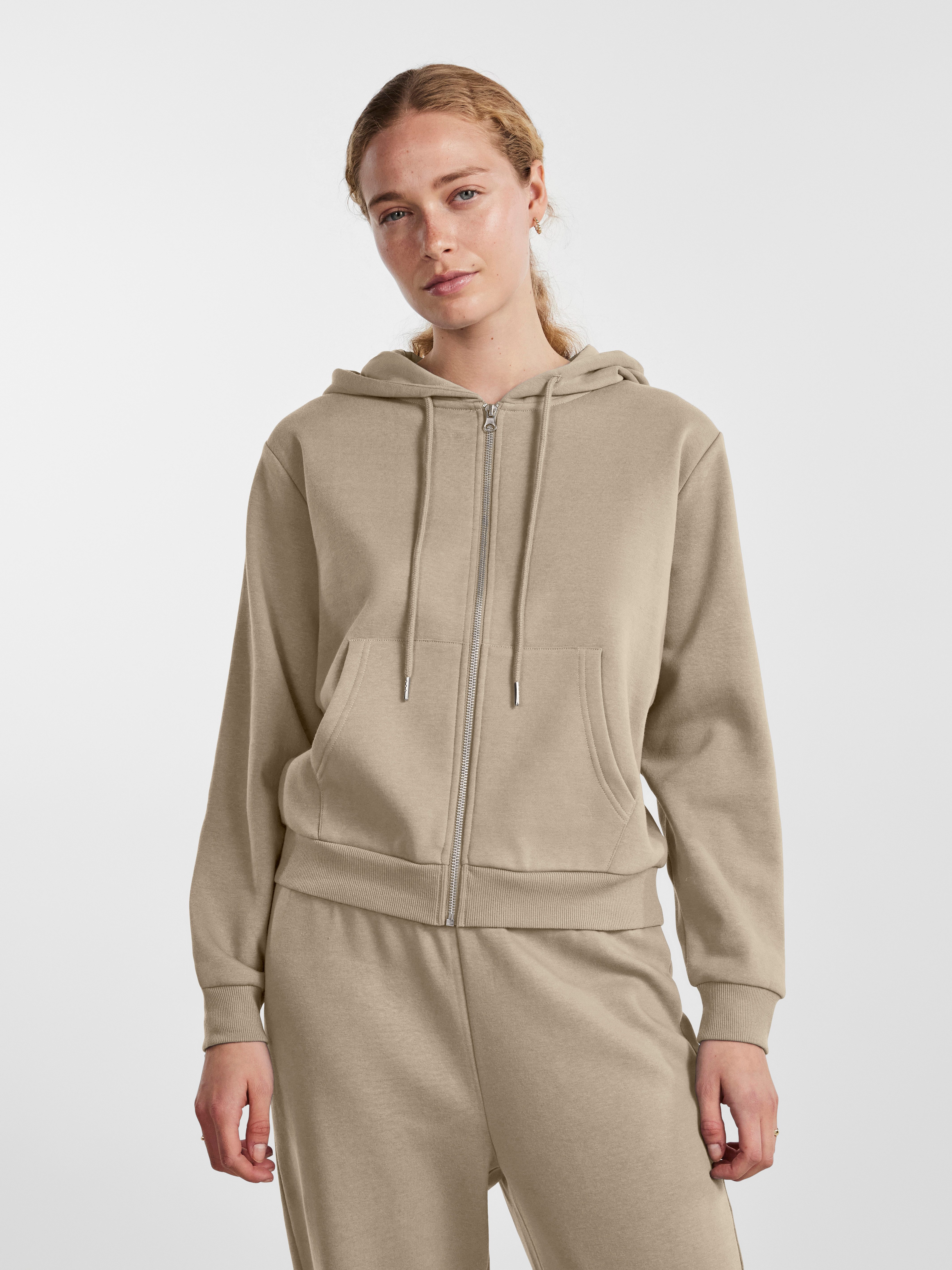 pieces Kapuzensweatshirt PCCHILLI LS ZIP HOODIE günstig online kaufen