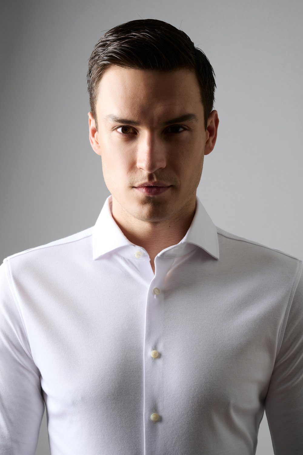 DESOTO Langarmhemd Jerseyhemd Essential Hai langarm Flexibler Stretch