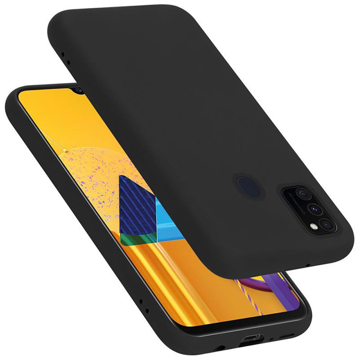 Cadorabo Handyhülle für Samsung Galaxy M21 / M30s Hülle Samsung Galaxy M21 / M30s, Flexible Hülle TPU Silikon Schutzhülle Back Cover Case
