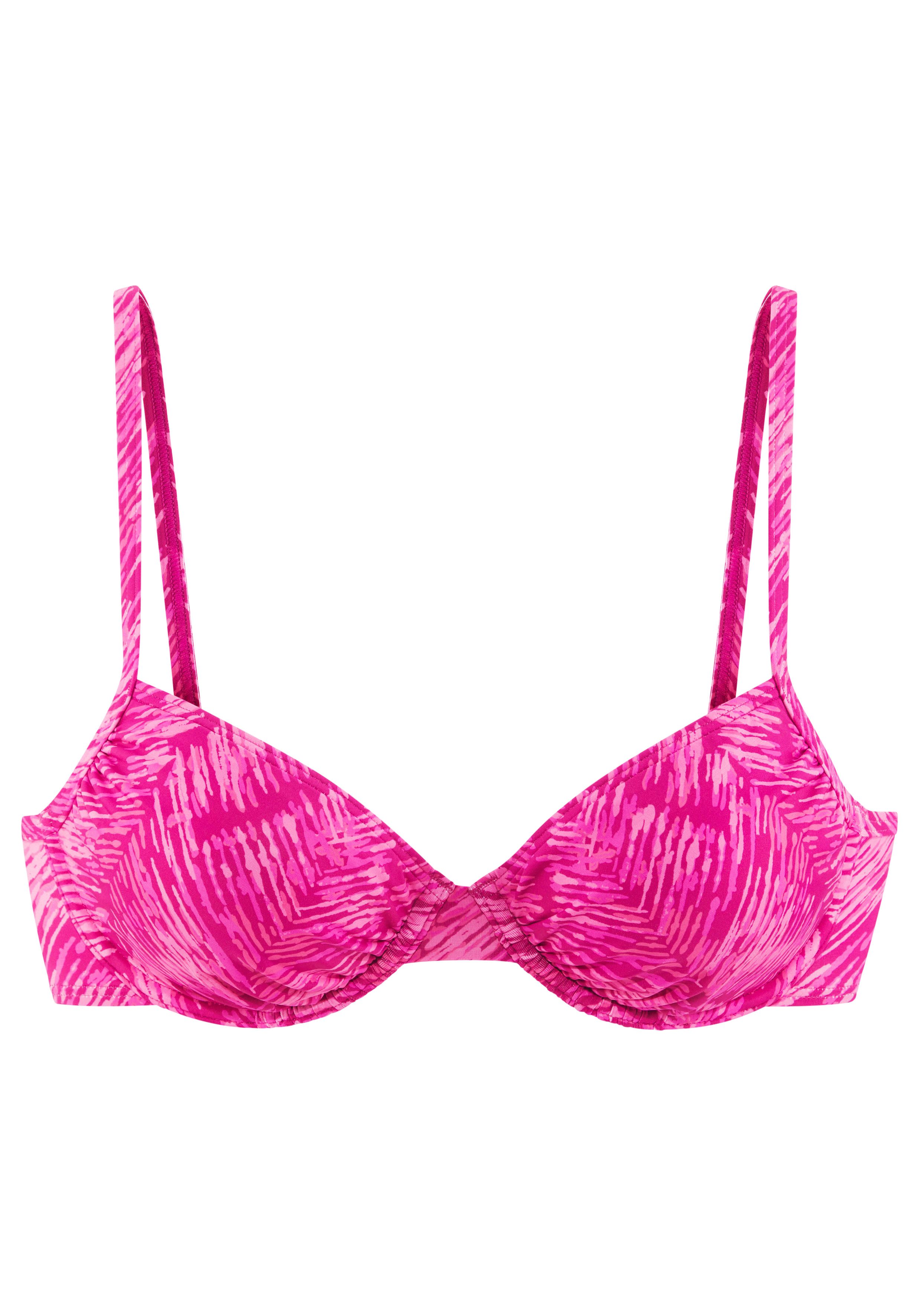 JETTE Bügel-Bikini-Top Floretta, in Ton in Ton-Harmonie