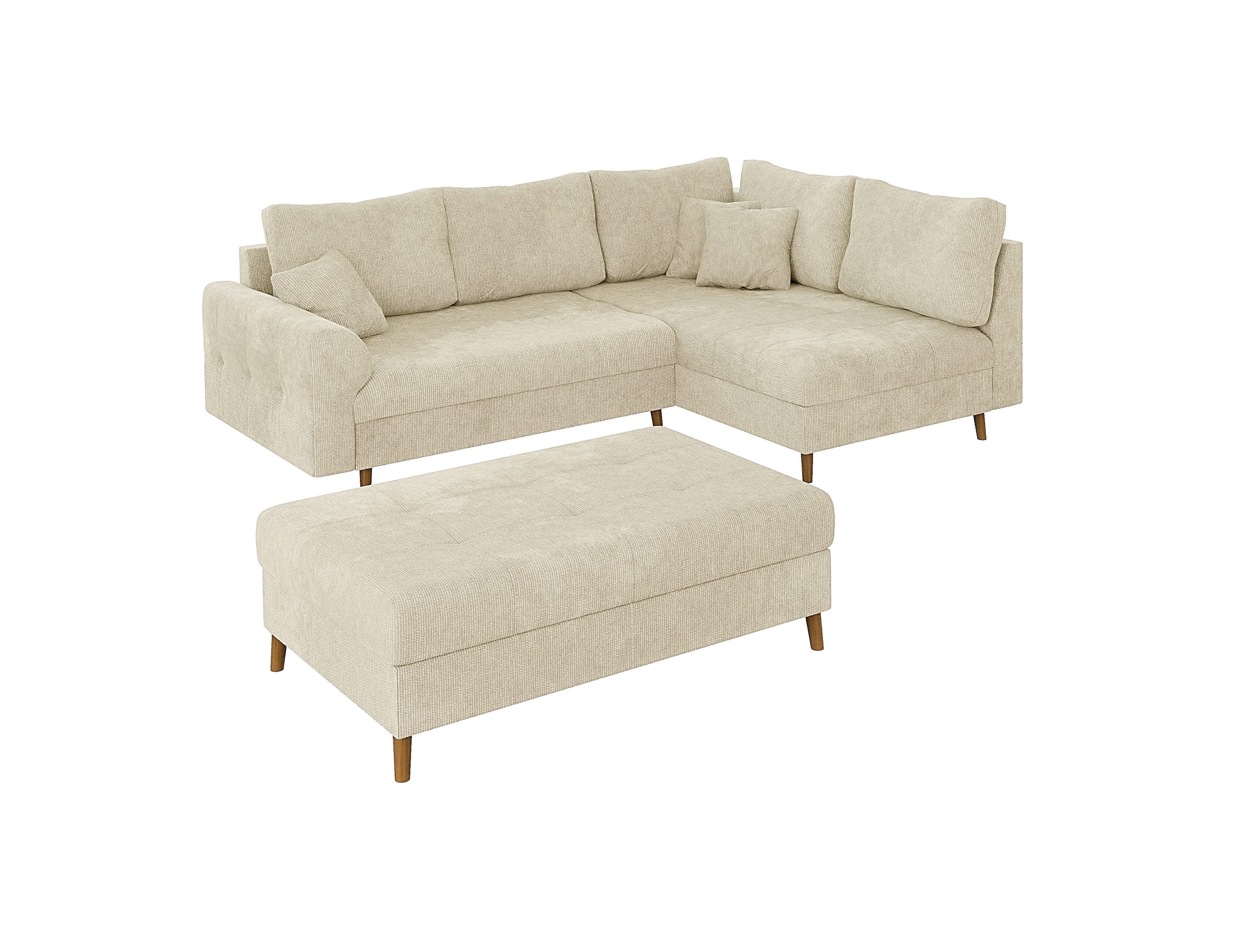 S-Style Möbel Ecksofa mit Schlaffunktion und günstig online kaufen