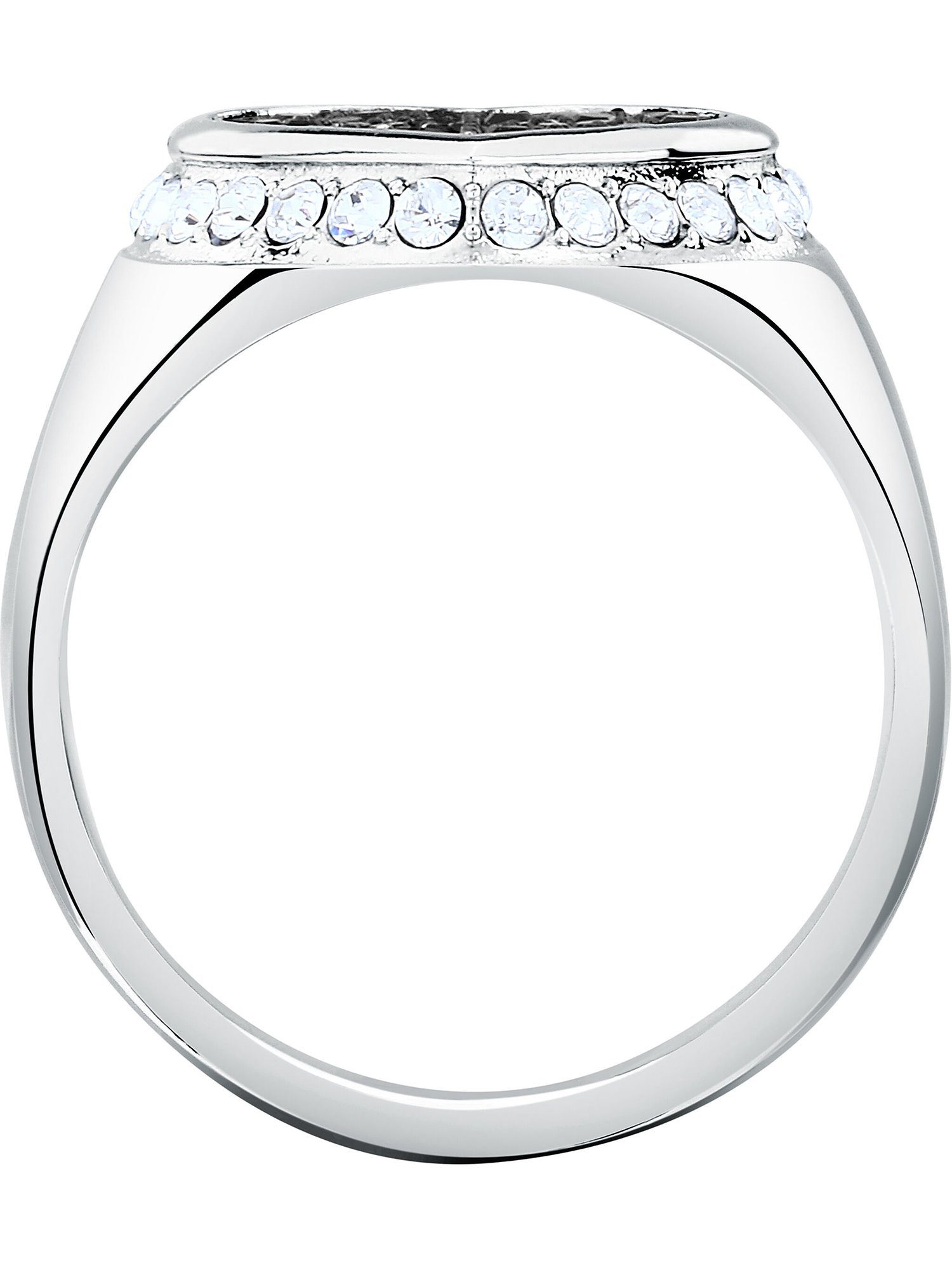 KARL LAGERFELD Fingerring Karl Lagerfeld Damen-Damenring Edelstahl Kristall, Kristall