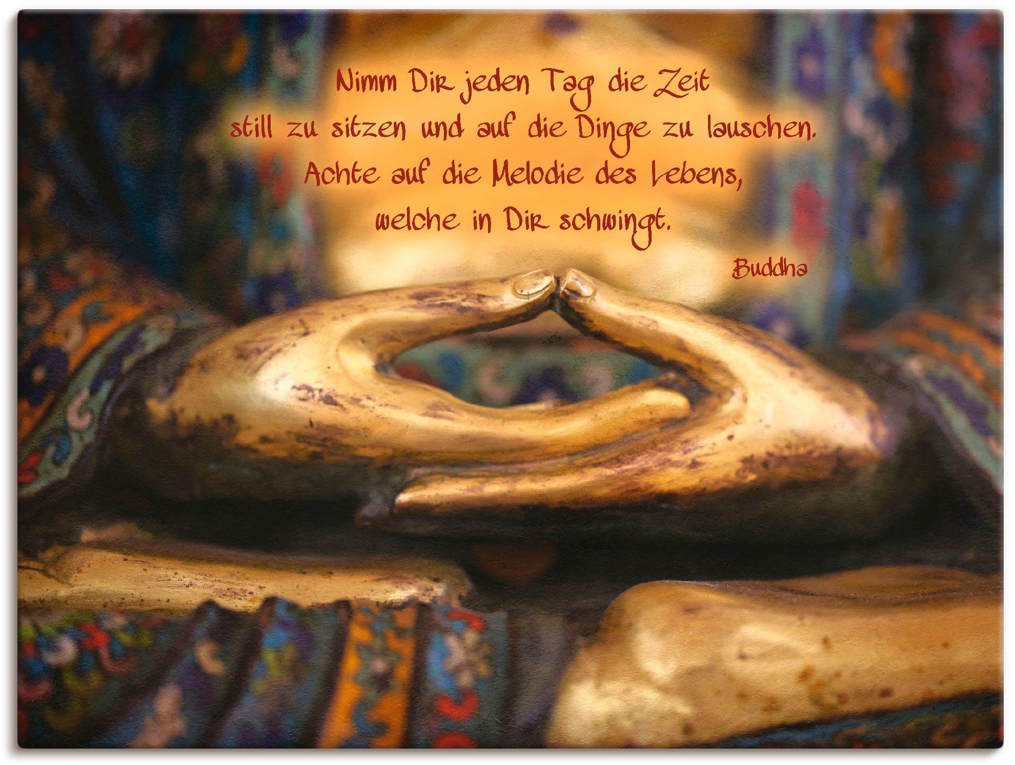 Wandbild Weisheit