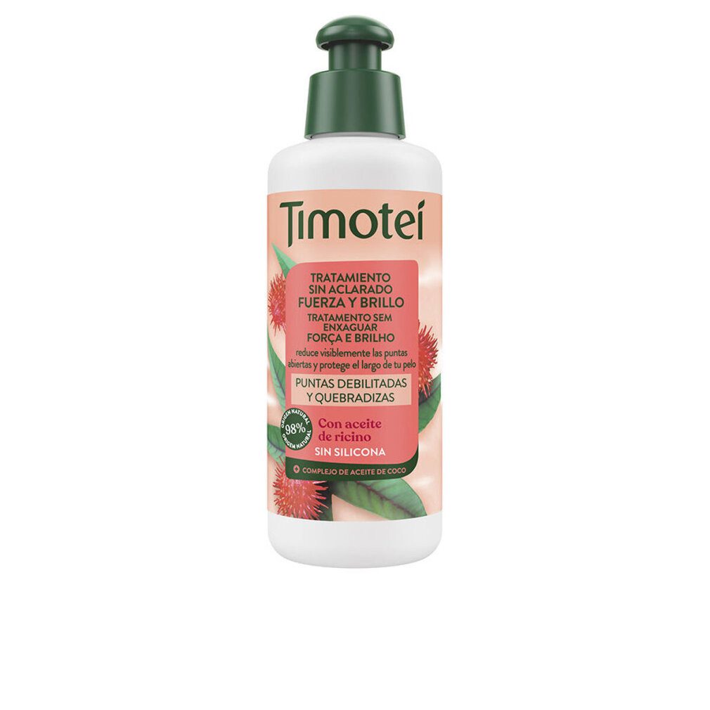 Timotei Haarpflege-Set Stärkender Conditioner Strength and Shine mit Rizinus- und Kokosöl