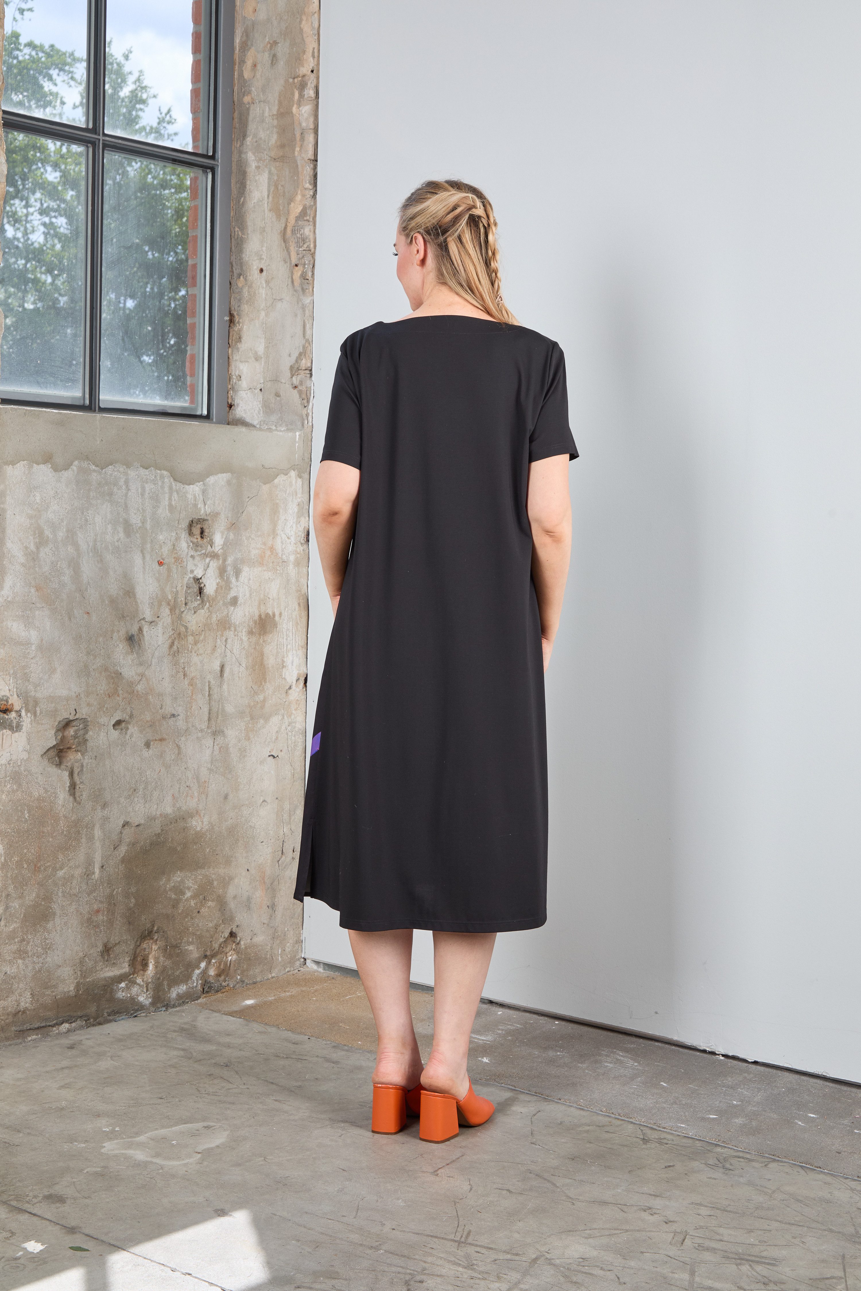 Mona Lisa Sommerkleid Große Größen Printkleid in A-Linie mit Taschen