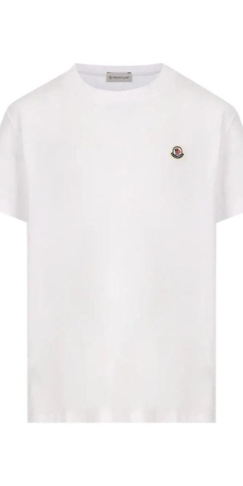 MONCLER Print-Shirt Moncler T-Shirt Weiß mit günstig online kaufen