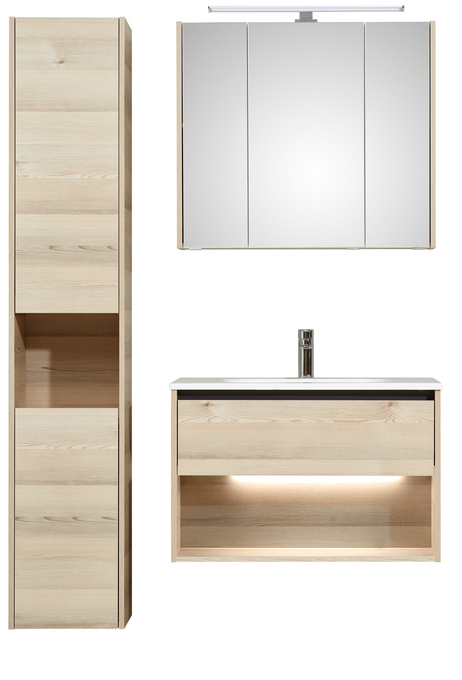 Saphir Badmöbel-Set Quickset 393, (Komplett-Set, 4-St)