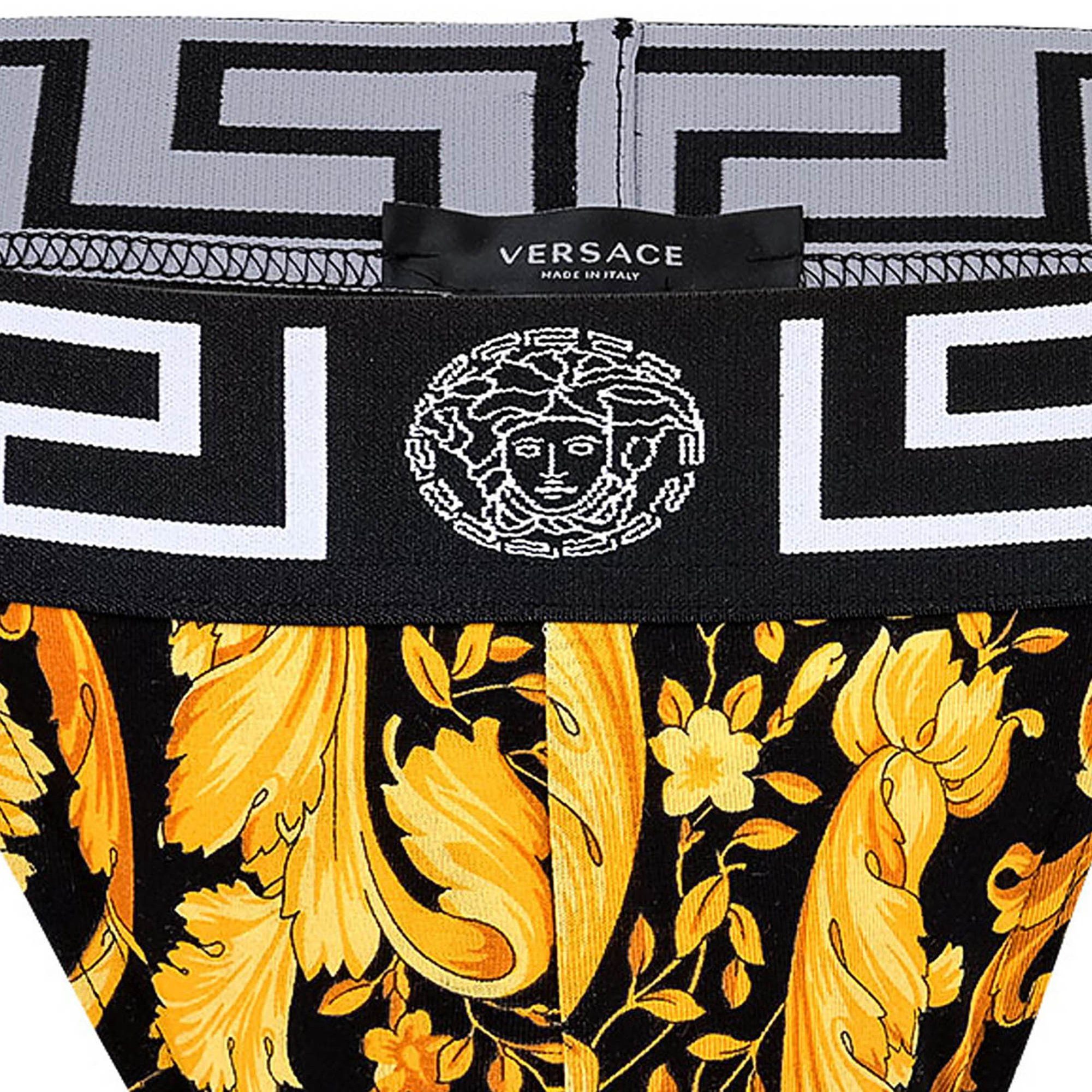 Versace Tanga Herren Jockstrap 1er Pack Baumwolle (Packung, 1er Pack)