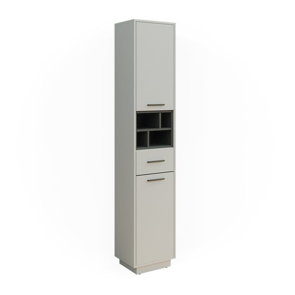 Vicco Hochschrank Beatrice, Grau/Anthrazit/Anthrazit, 38 x günstig online kaufen