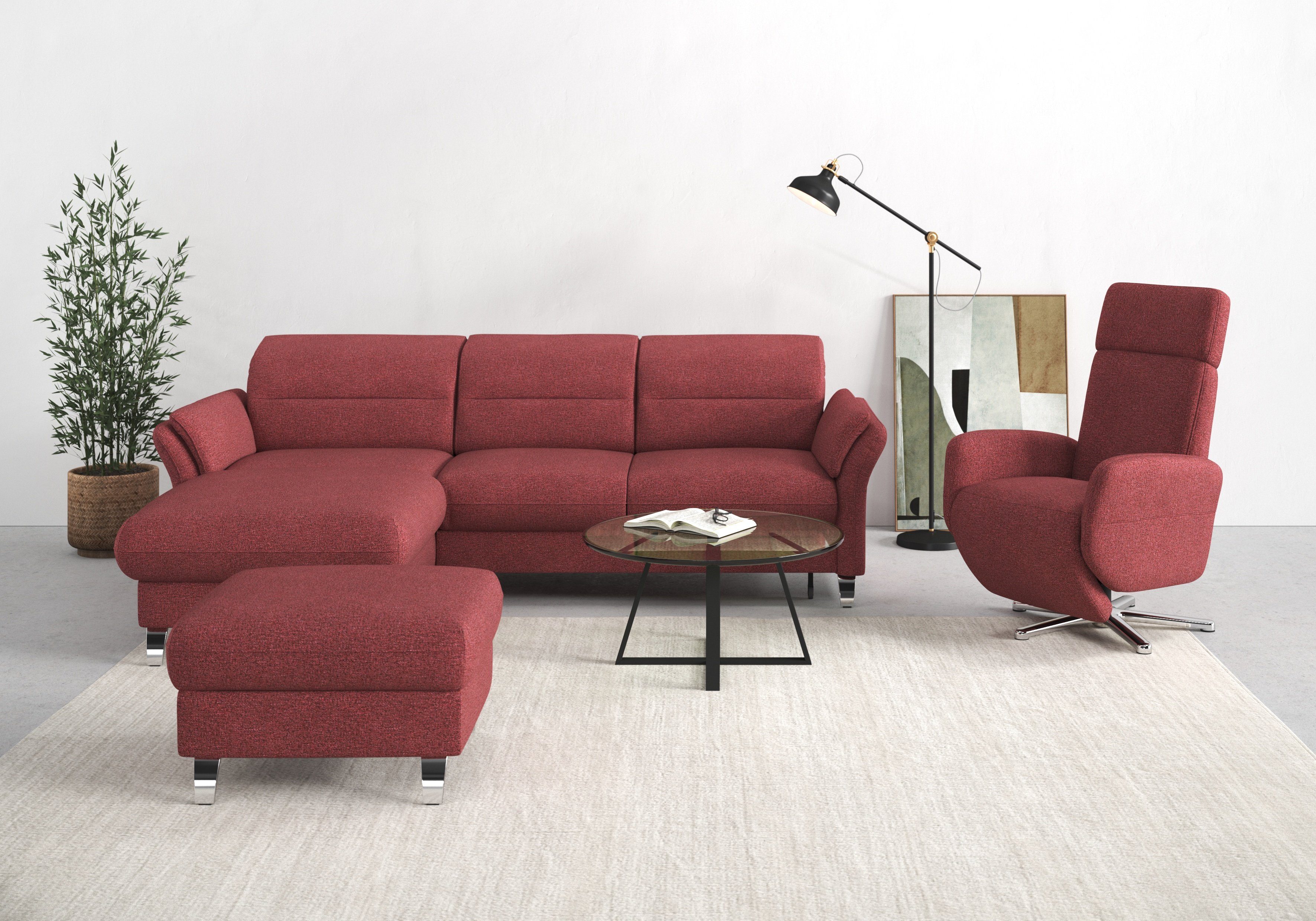 sit&more Ecksofa Grenoble L-Form mit Federkern, günstig online kaufen