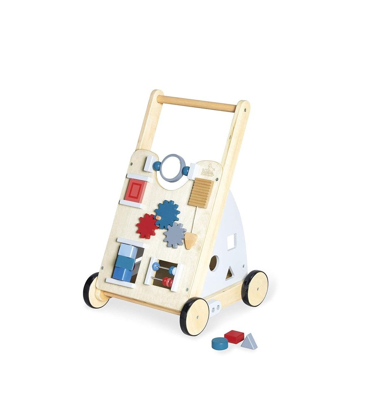 Pinolino® Lauflernhilfe Titus Holz-Lauflernhilfe mit Spielmöglichkeiten & Bremssystem, (1-tlg)