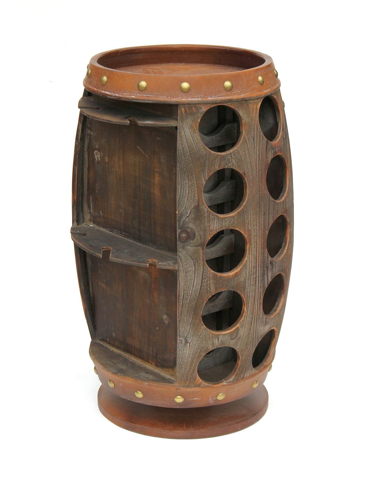 DanDiBo Weinregal Holz Stehend 360° Drehbar günstig online kaufen