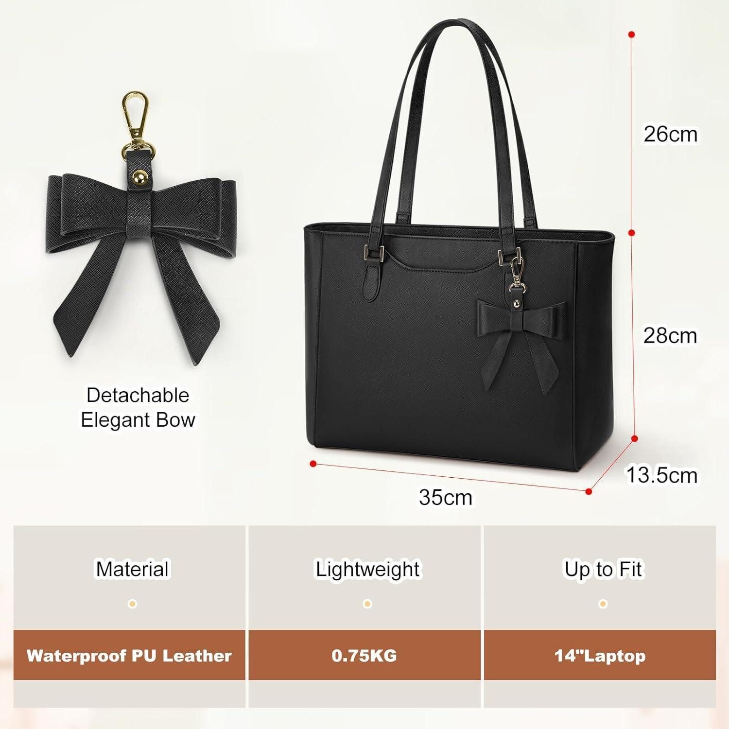 LuxusKollektion Handtasche Handtasche Damen Groß Schwarz Wasserdicht Tote Bag Henkeltasche