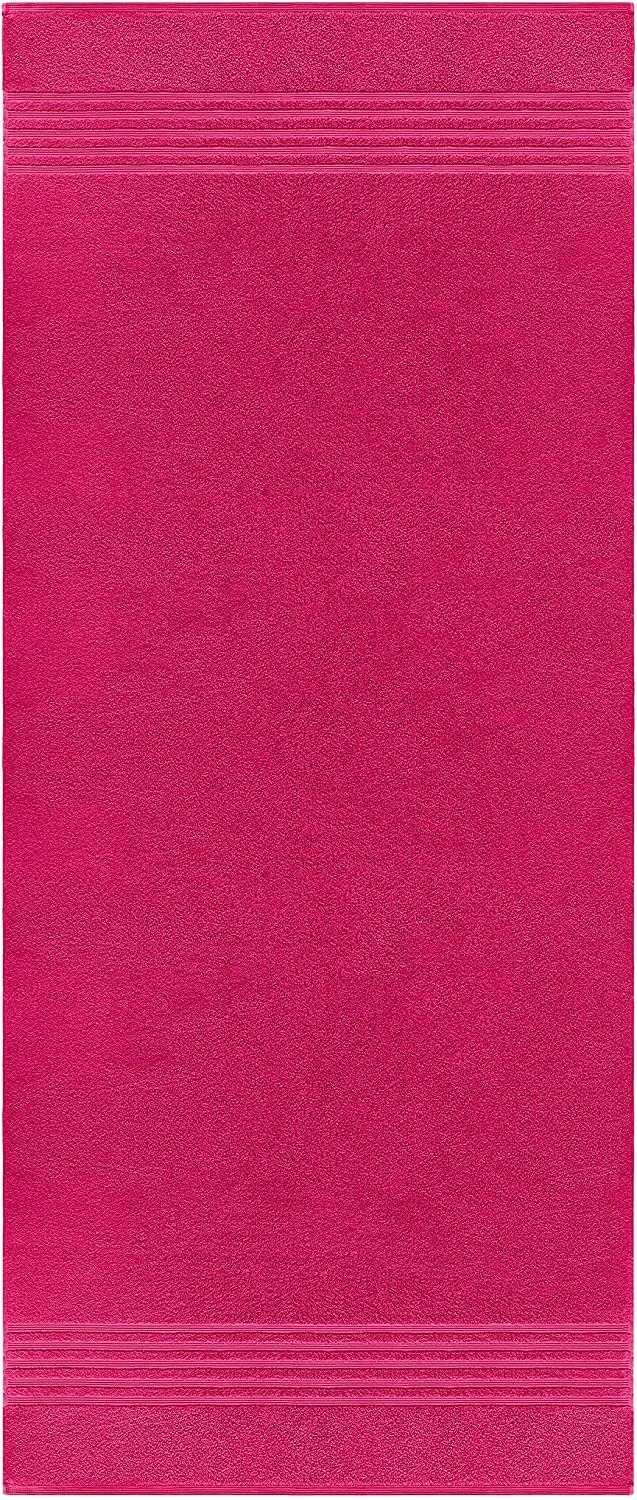 Strandtücher Frottee London, rot Saunahandtuch Lashuma (1-St), Rot Rhabarber Damen cm 85x200