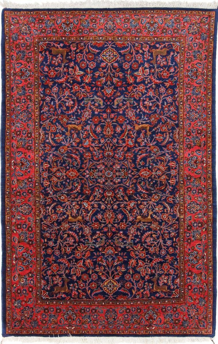 Orientteppich Keshan Antik 126x196 Handgeknüpfter Orientteppich / Perserteppich, Nain Trading, rechteckig, Höhe: 8 mm | Kurzflor-Teppiche