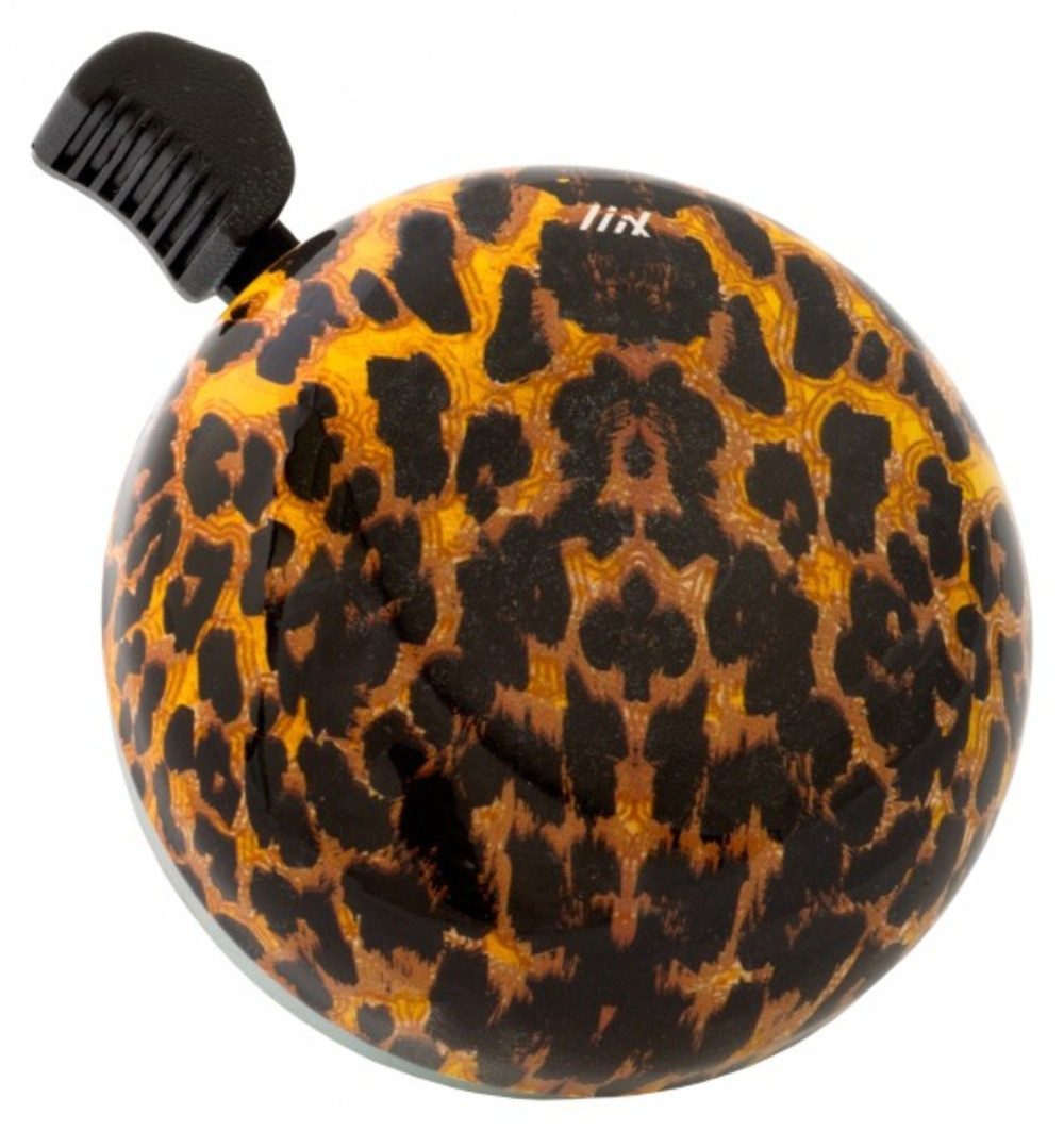 liix Fahrradklingel "LEO", Fahrradklingel, Leopardenmuster, Ø 67mm