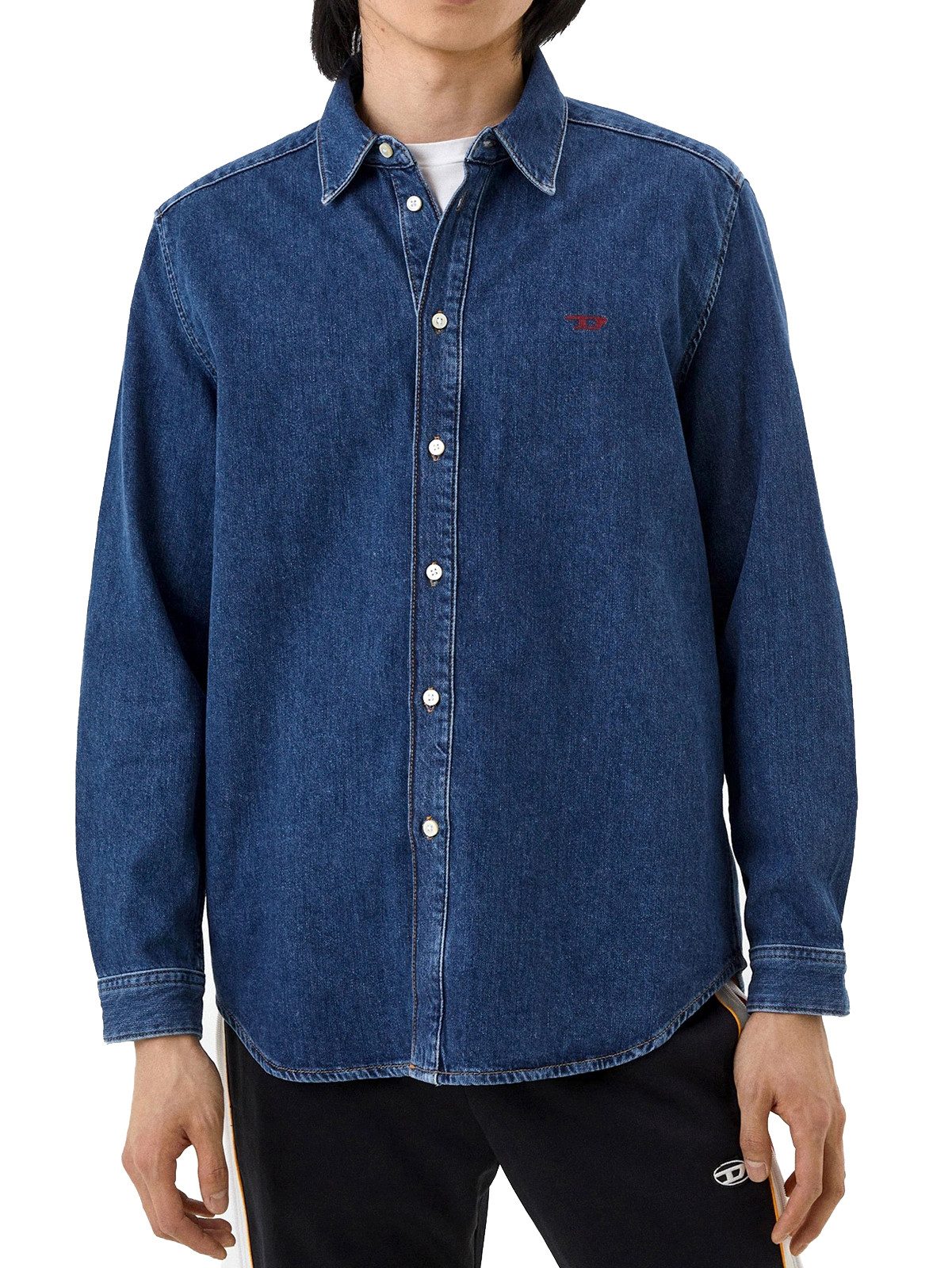Diesel Jeanshemd Regular Fit - Vintage Look Shirt - D-SIMPLY