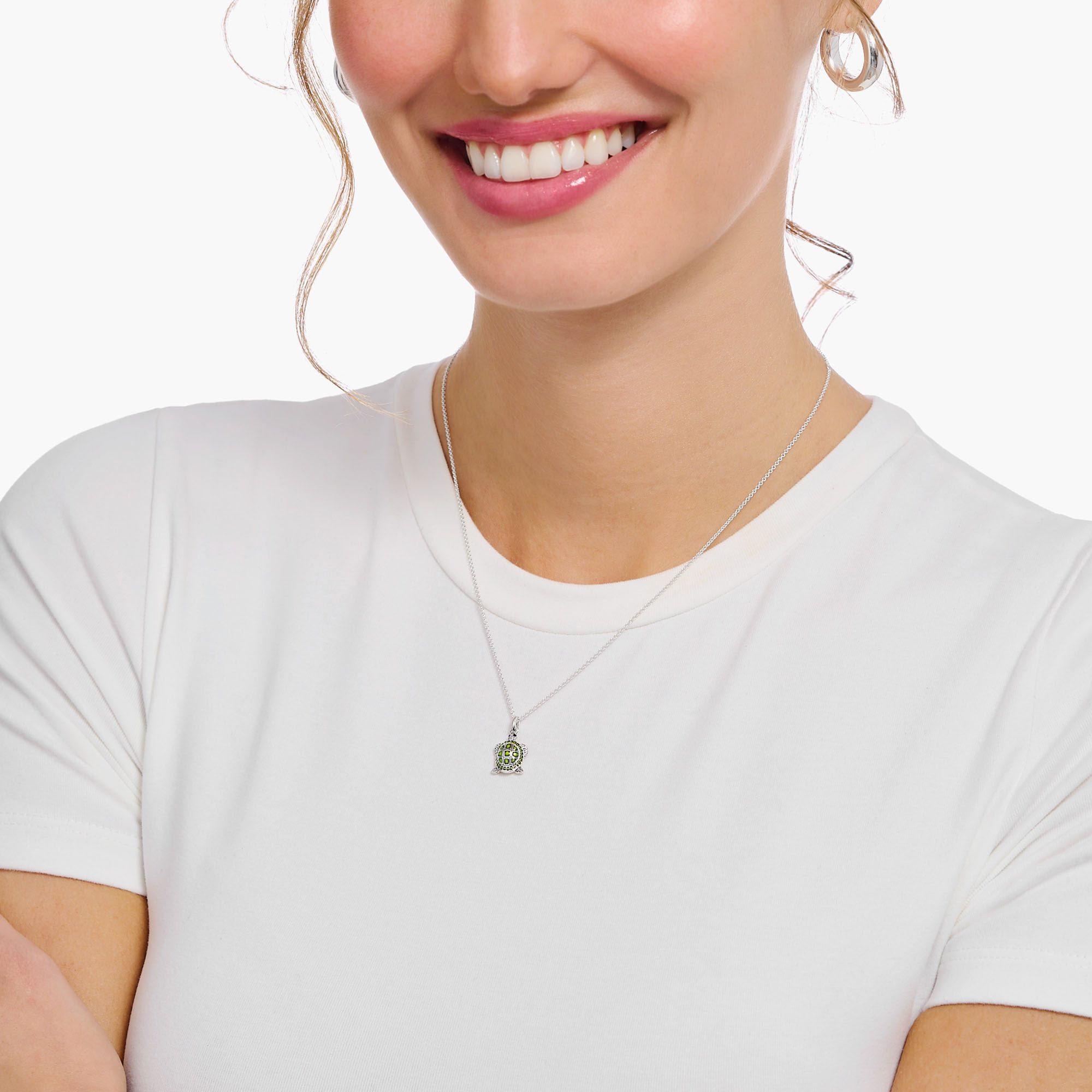 THOMAS SABO Kette mit Anhänger Schildkr...