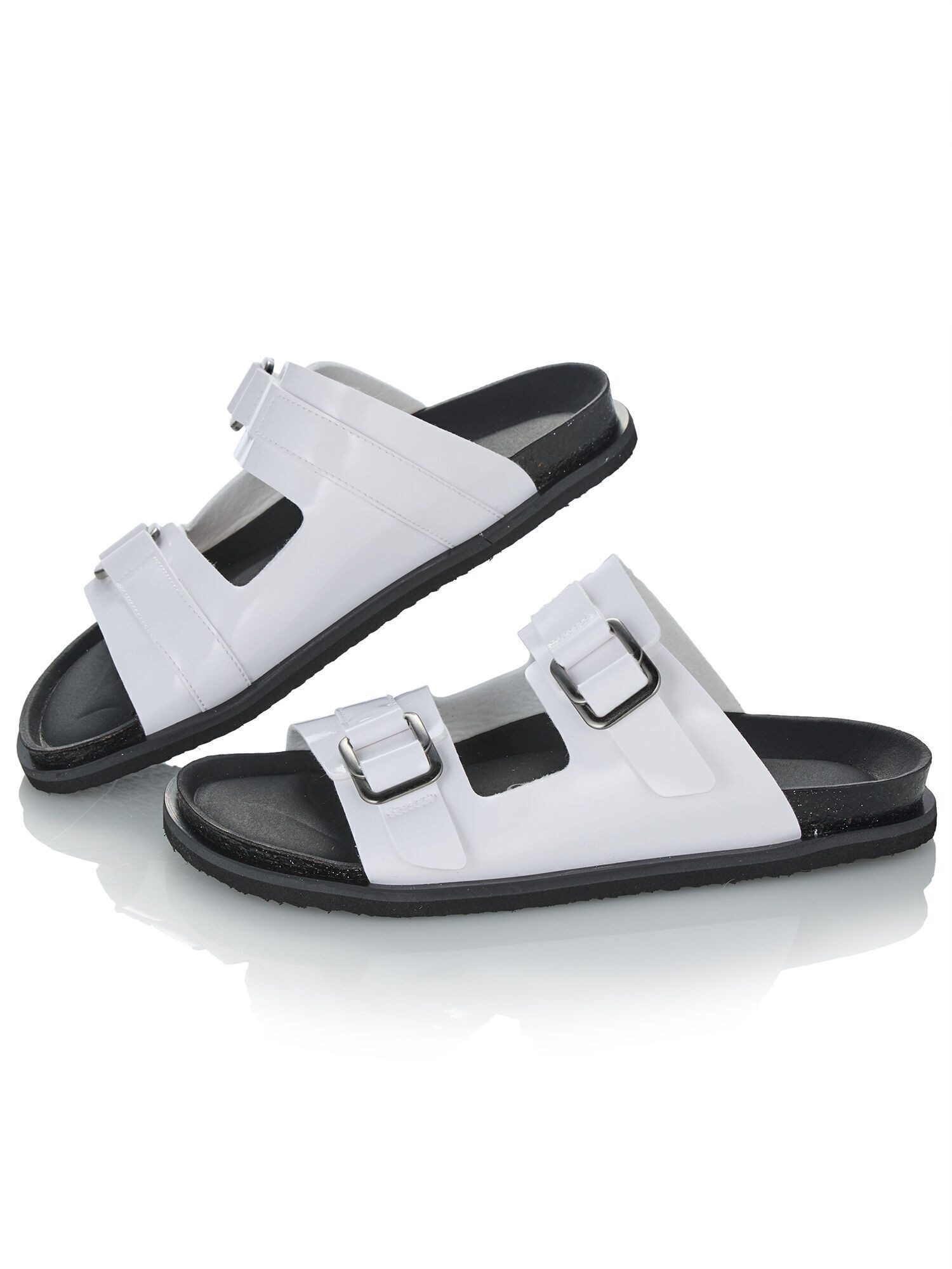 MIALUSSO Sandale Pantolette in Lack-Optik günstig online kaufen