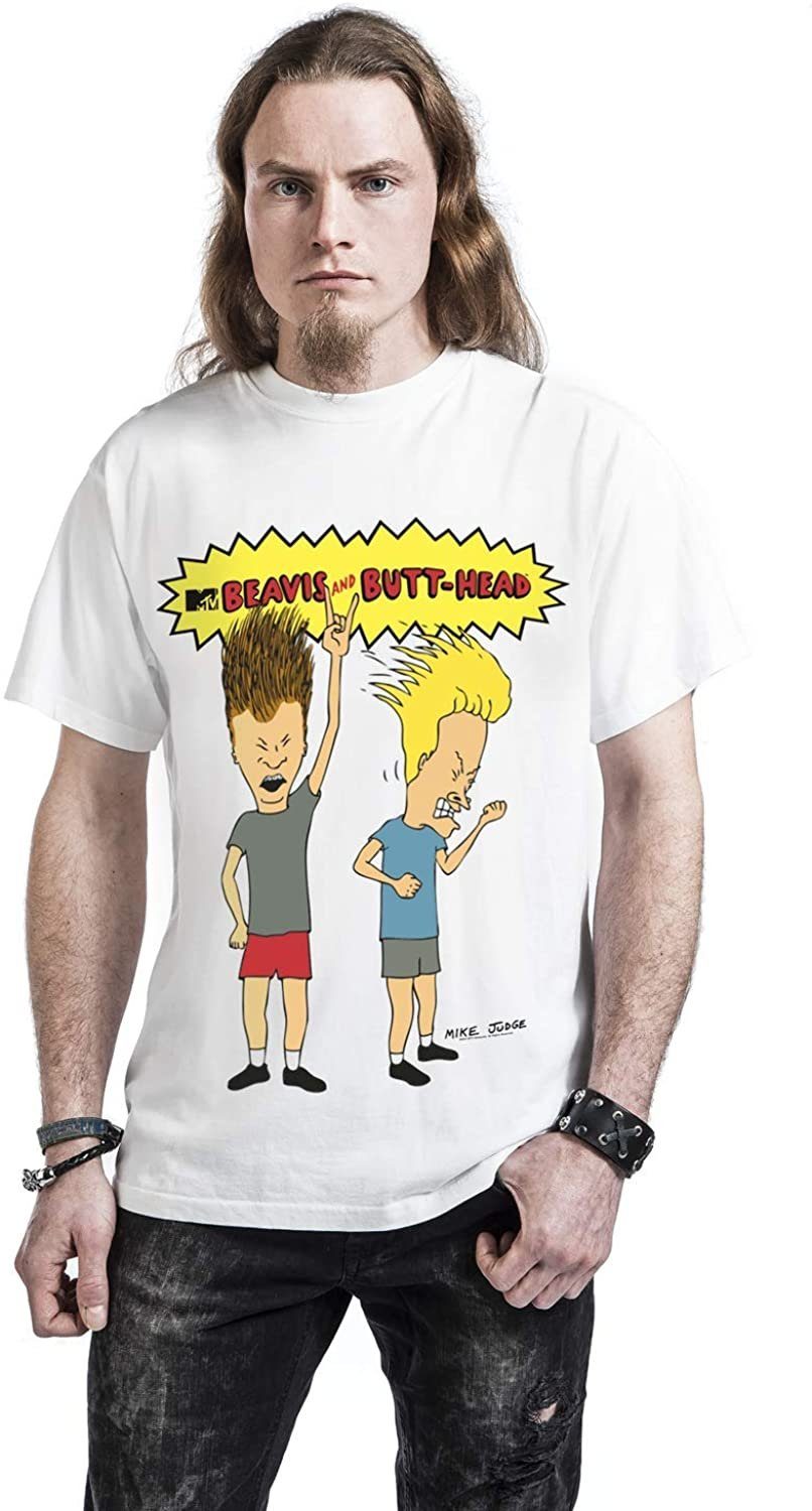 BEAVIS and BUTT-HEAD T-Shirt T-Shirt 'Angry' (Stück, 1-tlg., Stück) mit Fro günstig online kaufen