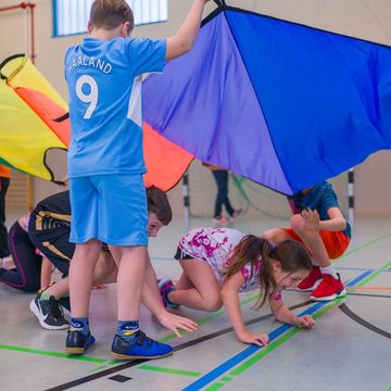 Sport-Thieme Spiel, Schwungtuch Welle, Fördert Fantasie und Kreativität