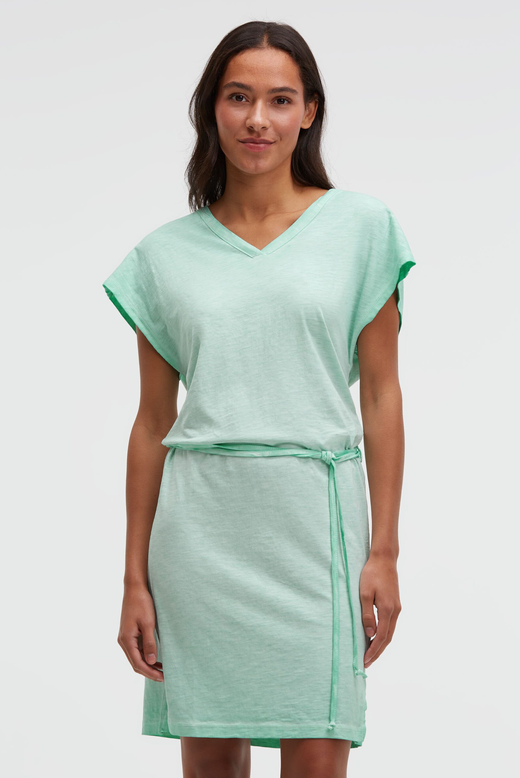 SOCCX Sommerkleid mit Bindegürtel
