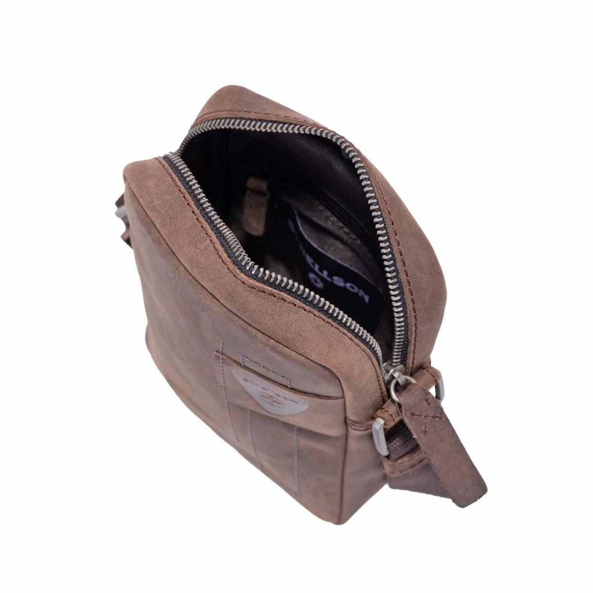 Strellson Umhängetasche Richmond Clint Shoulderbag Xsvz Umhängetasche 4010003249 (Umhängetasche, 1-tlg., kg), Innenfächer