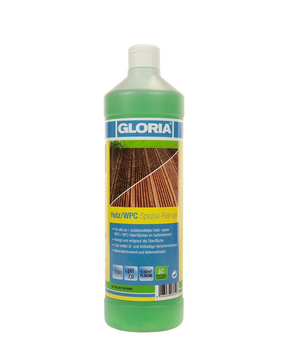 Gloria Gloria Holz und WPC Spezial-Reiniger Holzpflegeöl