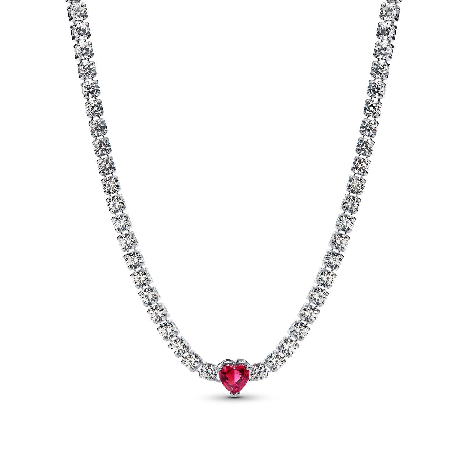 Kette mit Anhänger Choker Herz