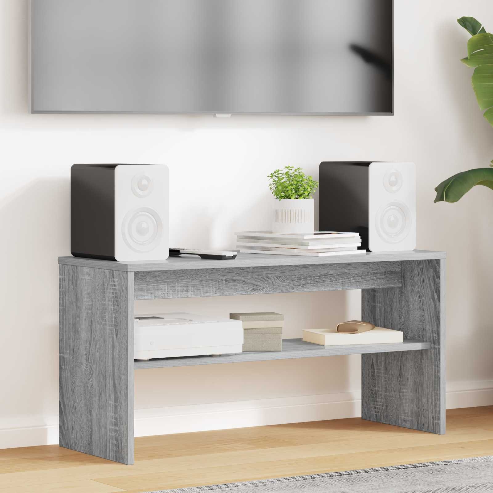 vidaXL TV-Schrank TV-Schränk 80 x 30 x 40 cm Graues Sonoma Holzwerkstoff (1-St)