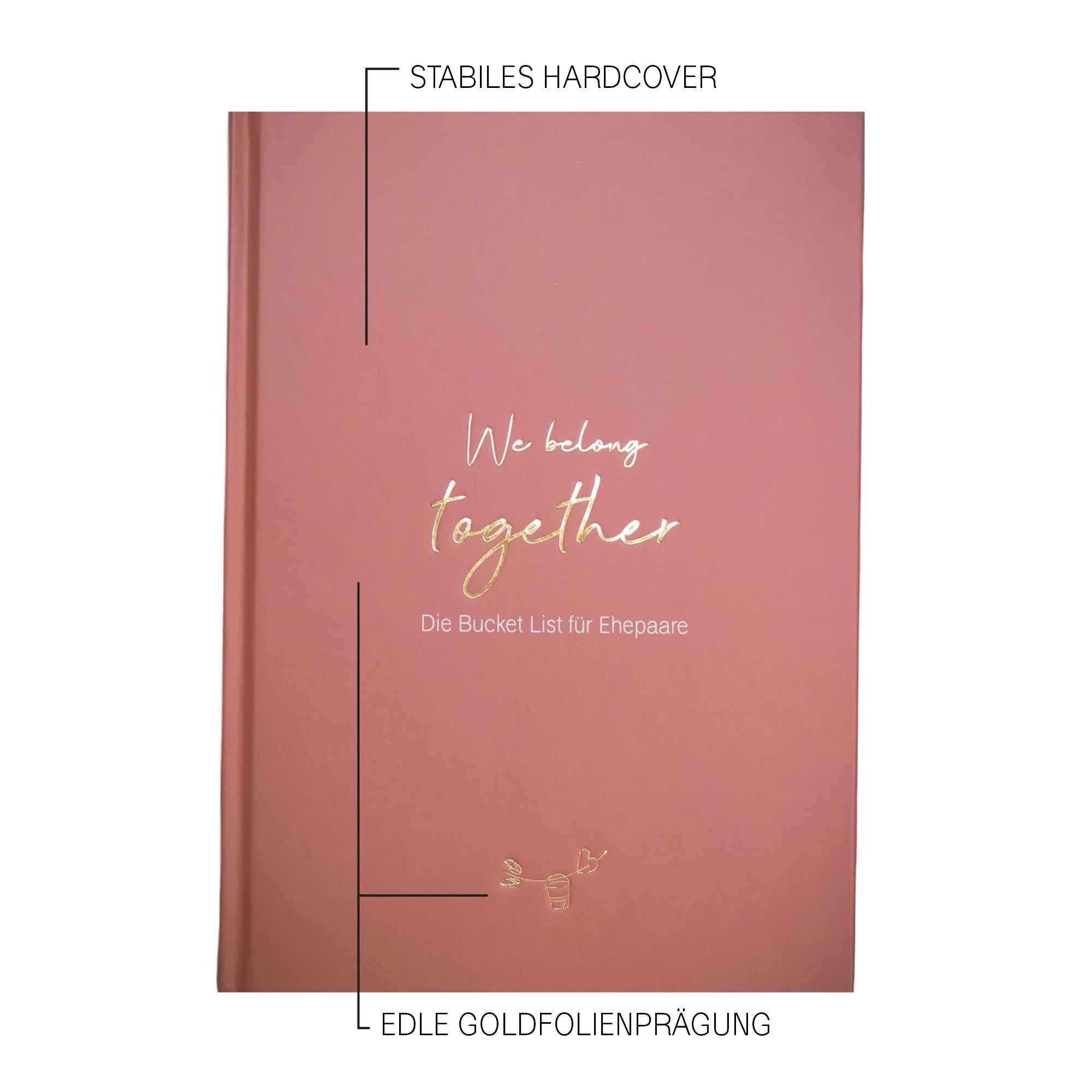 LEAF & GOLD Notizbuch Bucket List für Ehepaare – Bild 3 von 5