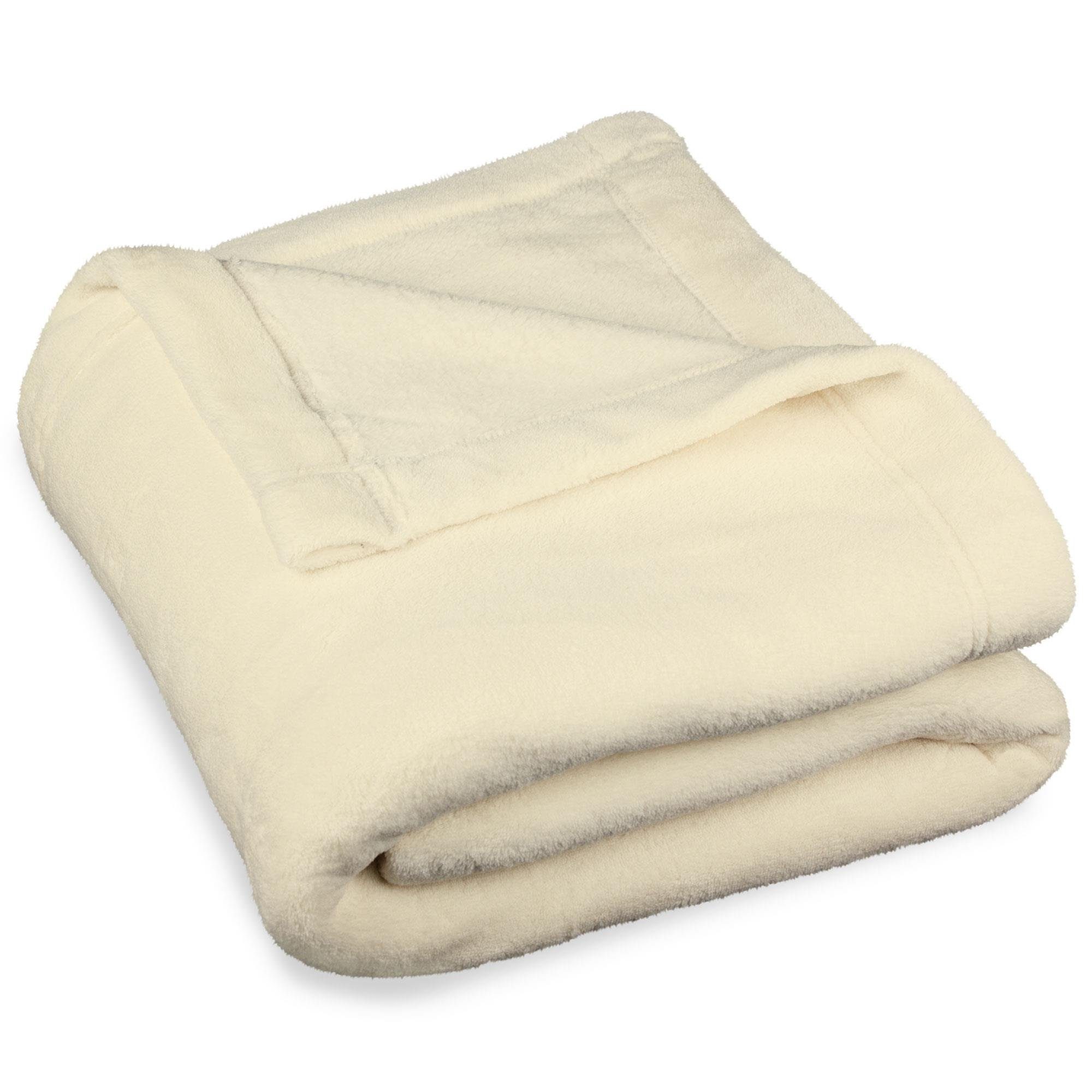 Wohndecke Montreal Kuscheldecke Tagesdecke Fleece Decke günstig online kaufen