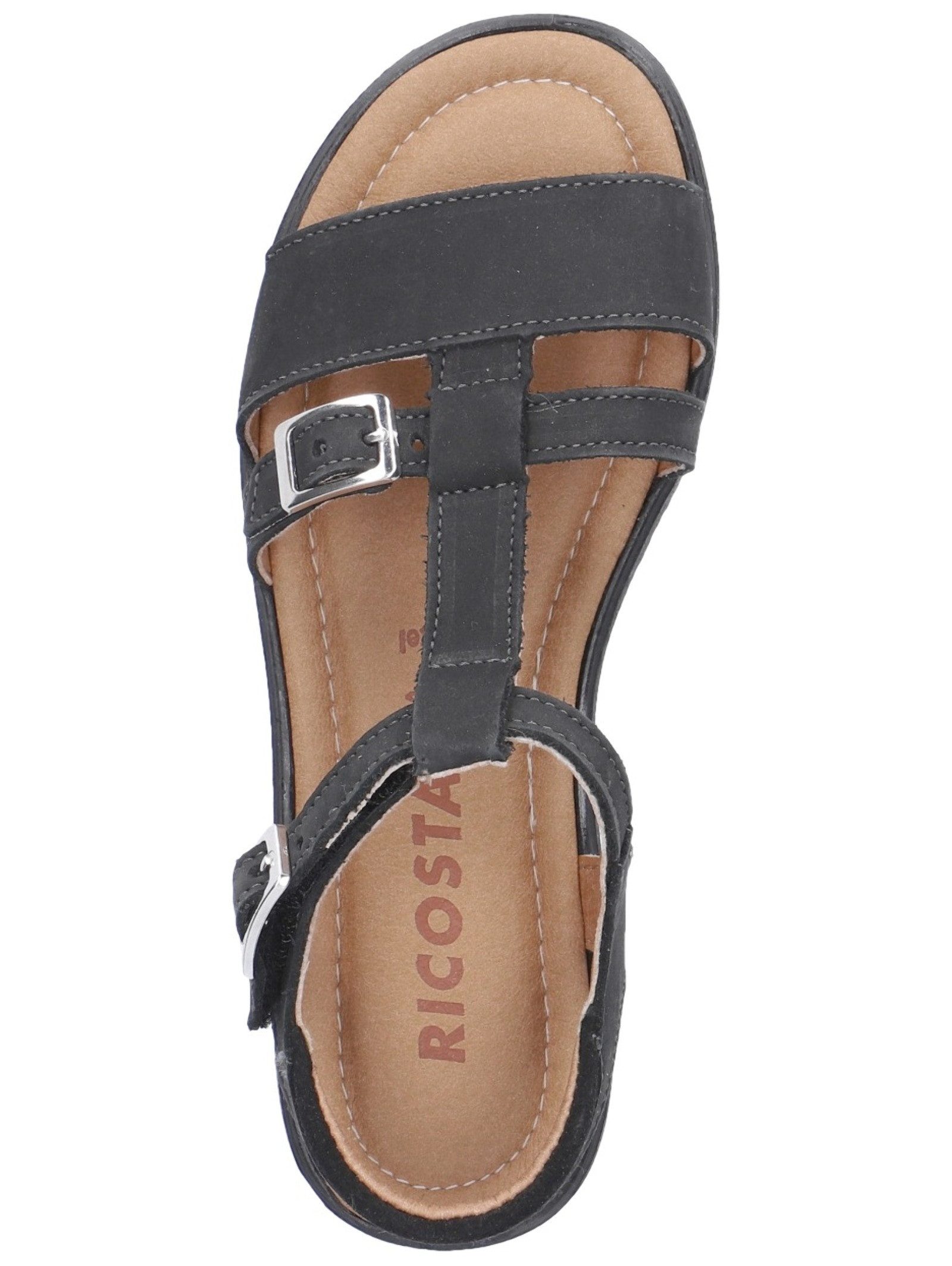 Ricosta Sandalen Nubukleder . Riemchensandale