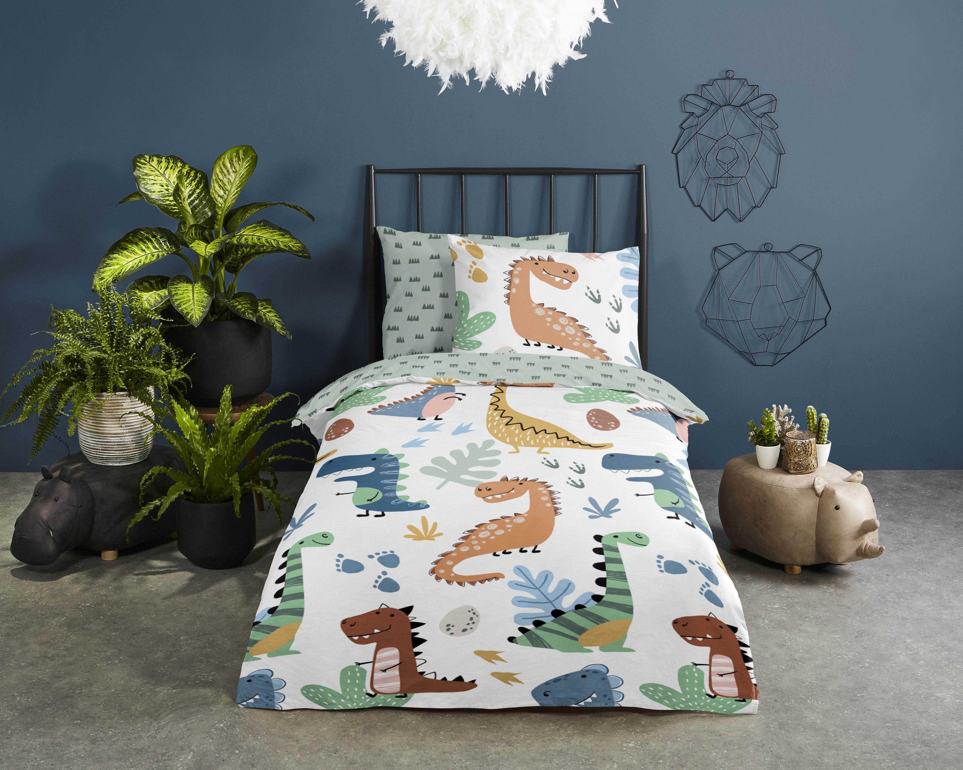 good morning Babybettwäsche Dino, Renforcé, 2 günstig online kaufen