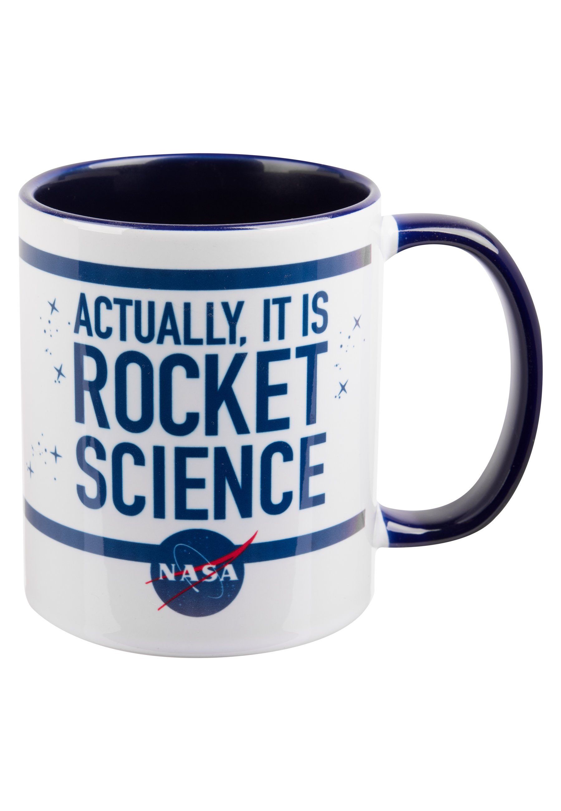 Kaffeetasse Science Labels® NASA United aus Keramik Tasse Keramik - ml, 320 Rocket - Tasse