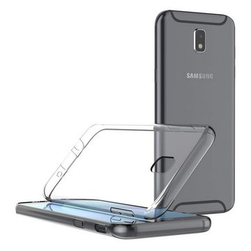 CoolGadget Handyhülle Transparent Ultra Slim Case für Samsung Galaxy J7 2017 5,5 Zoll, Silikon Hülle Dünne Schutzhülle für Samsung J7 2017 Hülle